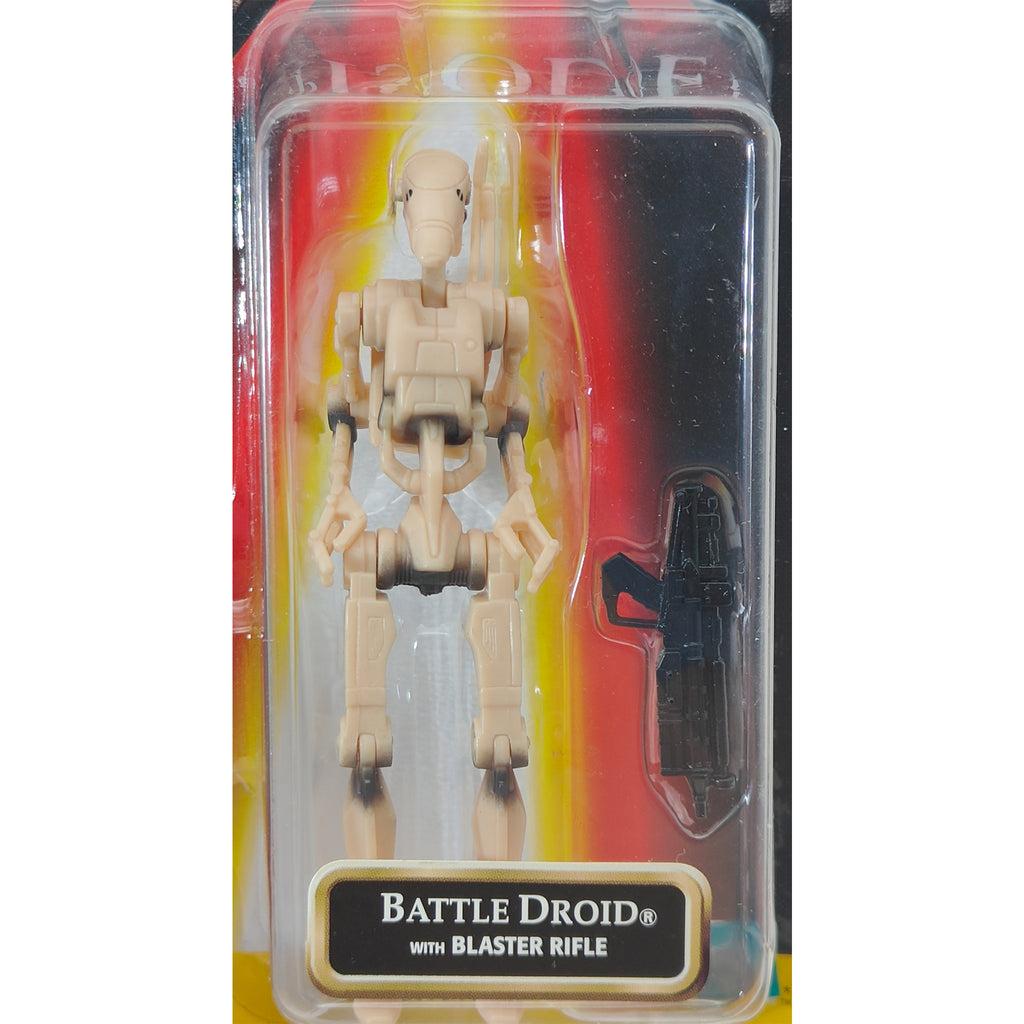 Star Wars Episode 1 Battle Droid Pre Battle CommTech Chip 3.75 Inch Action Figure Hasbro 1999 – Star Wars, Hasbro, 9.5 cm, 1999, pre-owned collector piece, Uncanny Collectibles Dublin Ireland