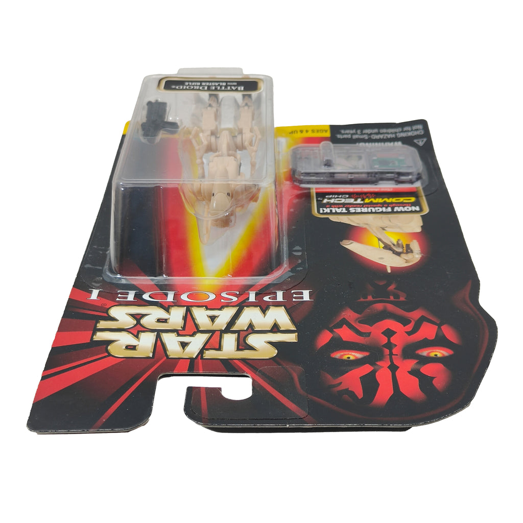 Star Wars Episode 1 Battle Droid Pre Battle CommTech Chip 3.75 Inch Action Figure Hasbro 1999 – Star Wars, Hasbro, 9.5 cm, 1999, pre-owned collector piece, Uncanny Collectibles Dublin Ireland