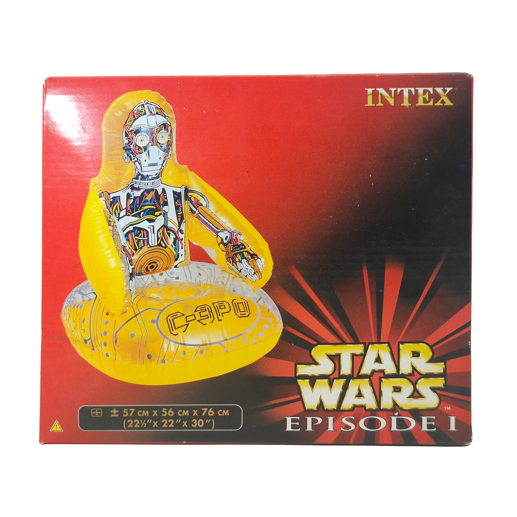 Star Wars Episode 1 C-3PO Inflatable Junior Chair Intex 1999 – Star Wars, Vintage Brands, 57 cm, 1999, pre-owned collector piece, Uncanny Collectibles Dublin Ireland
