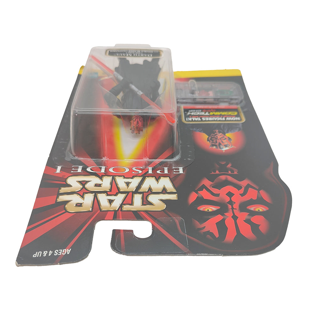 Star Wars Episode 1 Darth Maul Jedi Duel CommTech Chip 3.75 Inch Action Figure Hasbro 1999 – Star Wars, Hasbro, 9.5 cm, 1999, pre-owned collector piece, Uncanny Collectibles Dublin Ireland