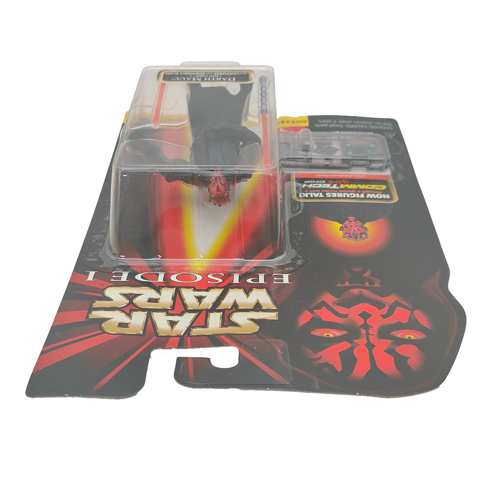 Star Wars Episode 1 Darth Maul Sith Lord CommTech Chip 3.75 Inch Action Figure Hasbro 1999 – Star Wars, Hasbro, 9.5 cm, 1999, pre-owned collector piece, Uncanny Collectibles Dublin Ireland