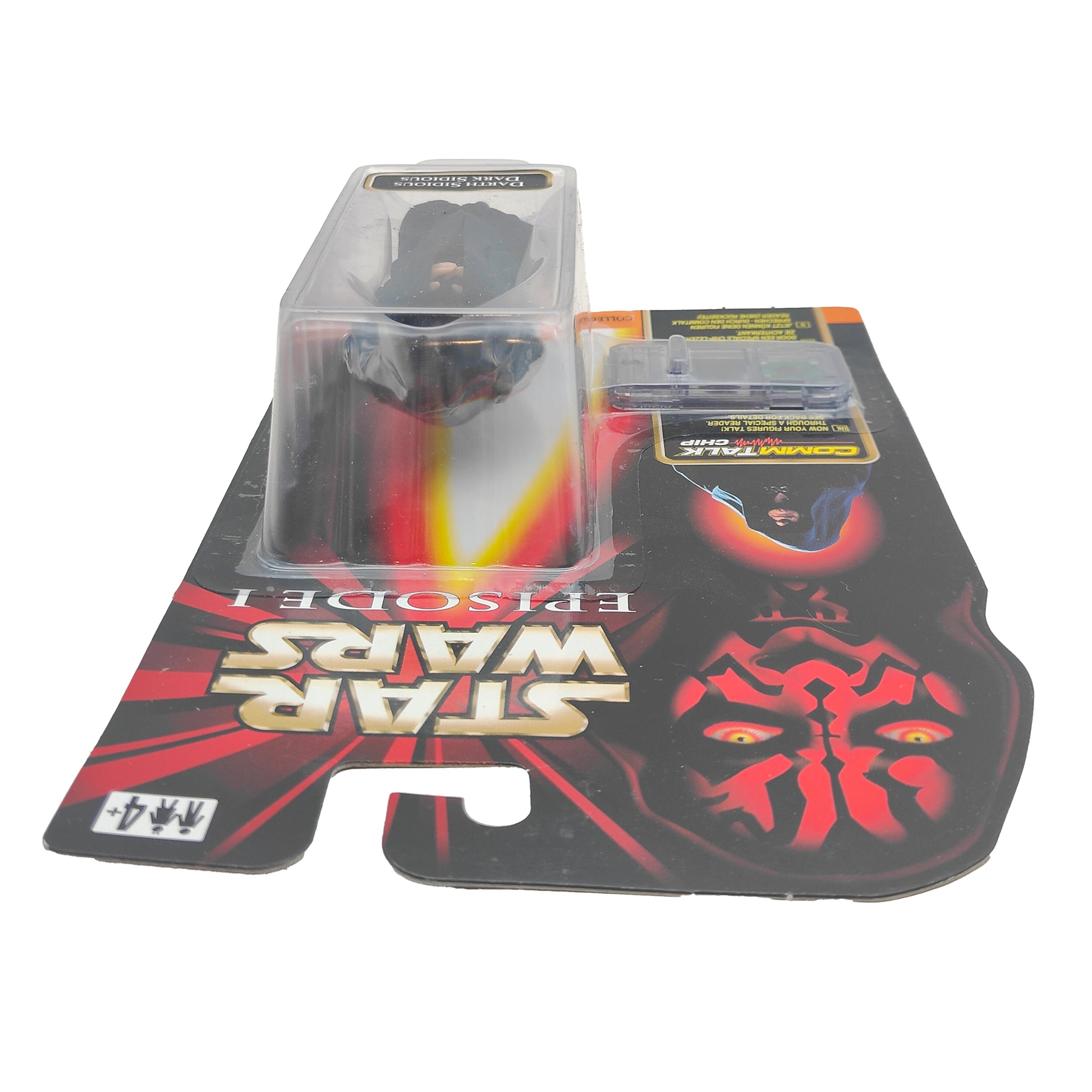 Star Wars Episode 1 Darth Sidious CommTech Chip 3.75 Inch Action Figure Hasbro 1999