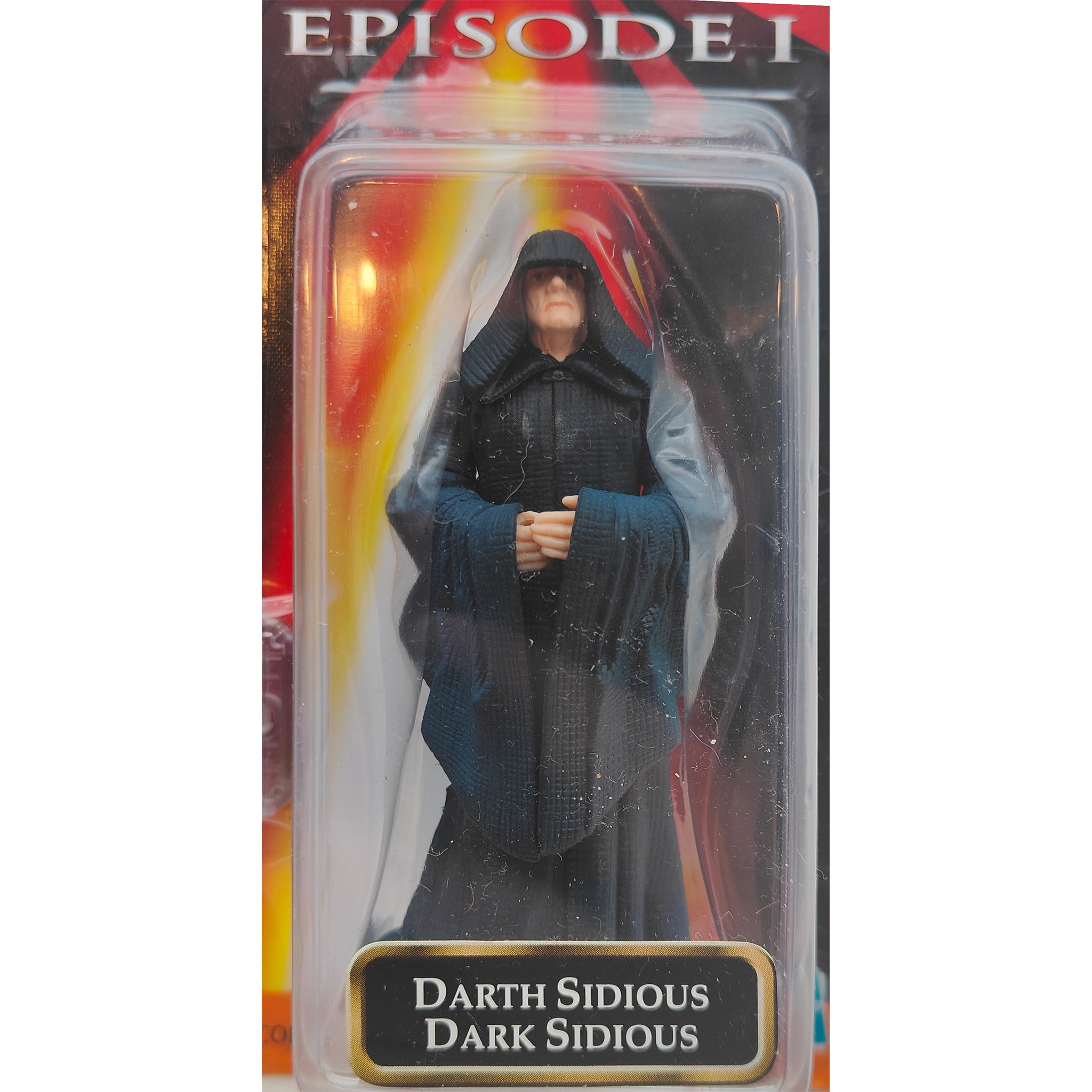 Star Wars Episode 1 Darth Sidious CommTech Chip 3.75 Inch Action Figure Hasbro 1999 – Star Wars, Hasbro, 9.5 cm, 1999, pre-owned collector piece, Uncanny Collectibles Dublin Ireland