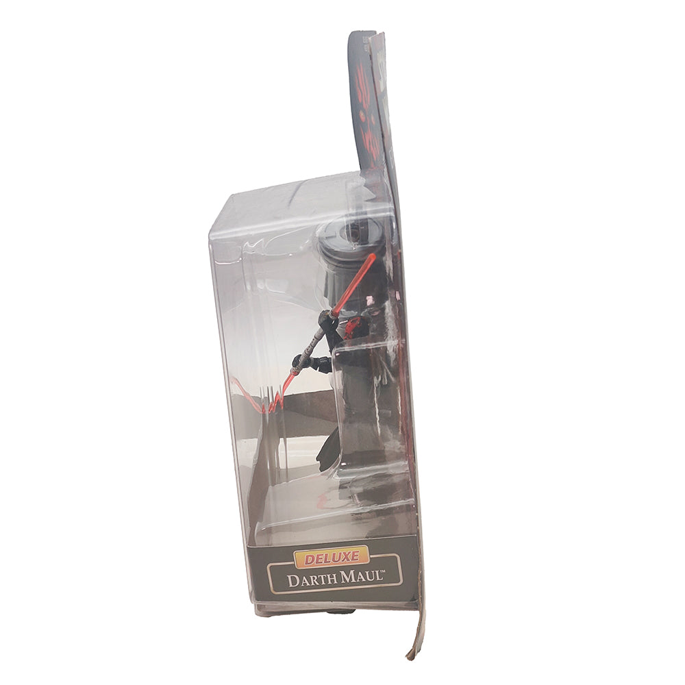 Star Wars Episode 1 Deluxe Darth Maul 3.75 Inch Action Figure With Lightsaber Handle Hasbro 1999 – Star Wars, Hasbro, 9.5 cm, 1999, pre-owned collector piece, Uncanny Collectibles Dublin Ireland