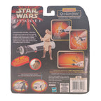 Star Wars Episode 1 Deluxe Qui Gon Jinn 3.75 Inch Action Figure With Lightsaber Handle Hasbro 1999 – Star Wars, Hasbro, 9.5 cm, 1999, pre-owned collector piece, Uncanny Collectibles Dublin Ireland