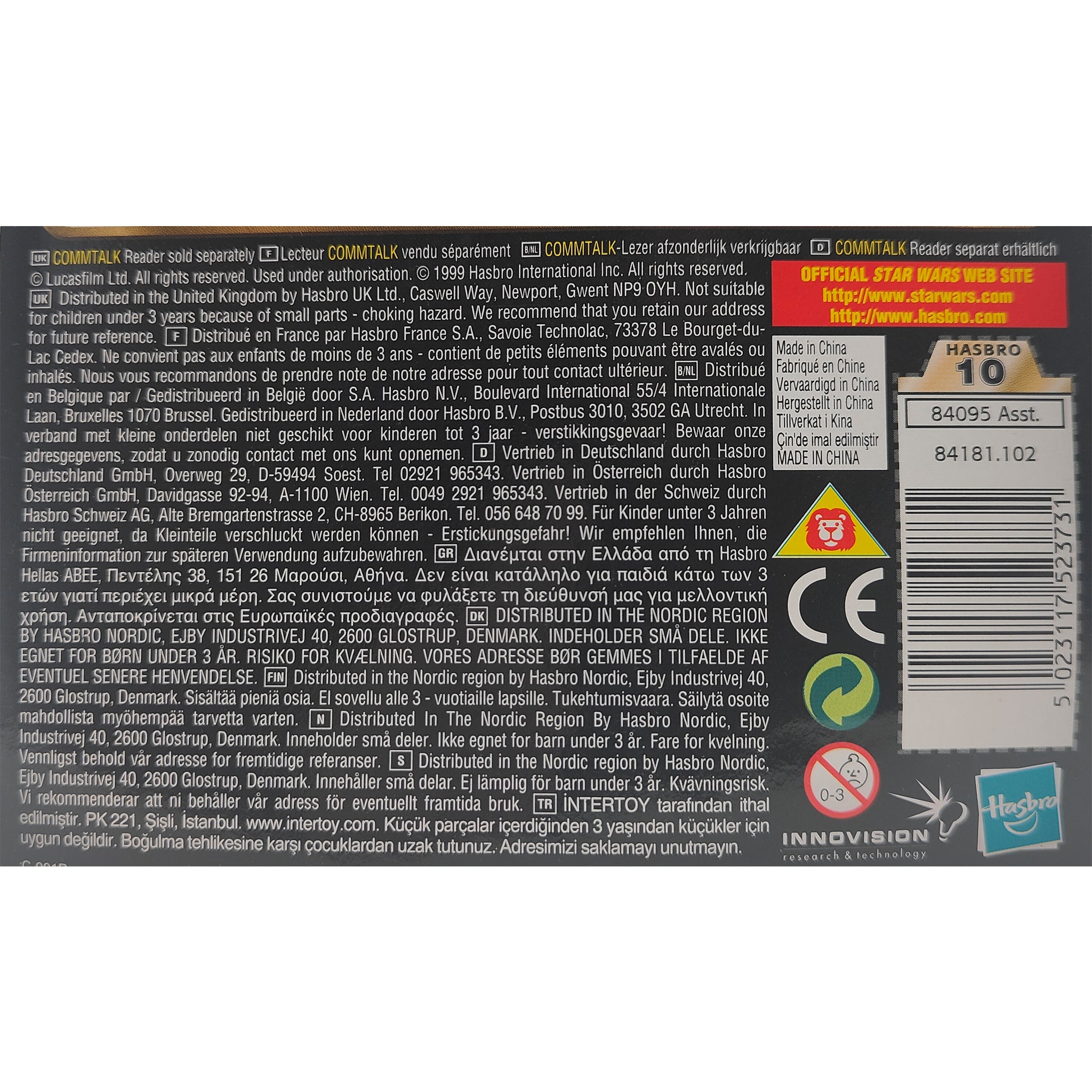 Star Wars Episode 1 Destroyer Droid Droid CommTech Chip 3.75 Inch Action Figure Hasbro 1999 – Star Wars, Hasbro, 9.5 cm, 1999, pre-owned collector piece, Uncanny Collectibles Dublin Ireland