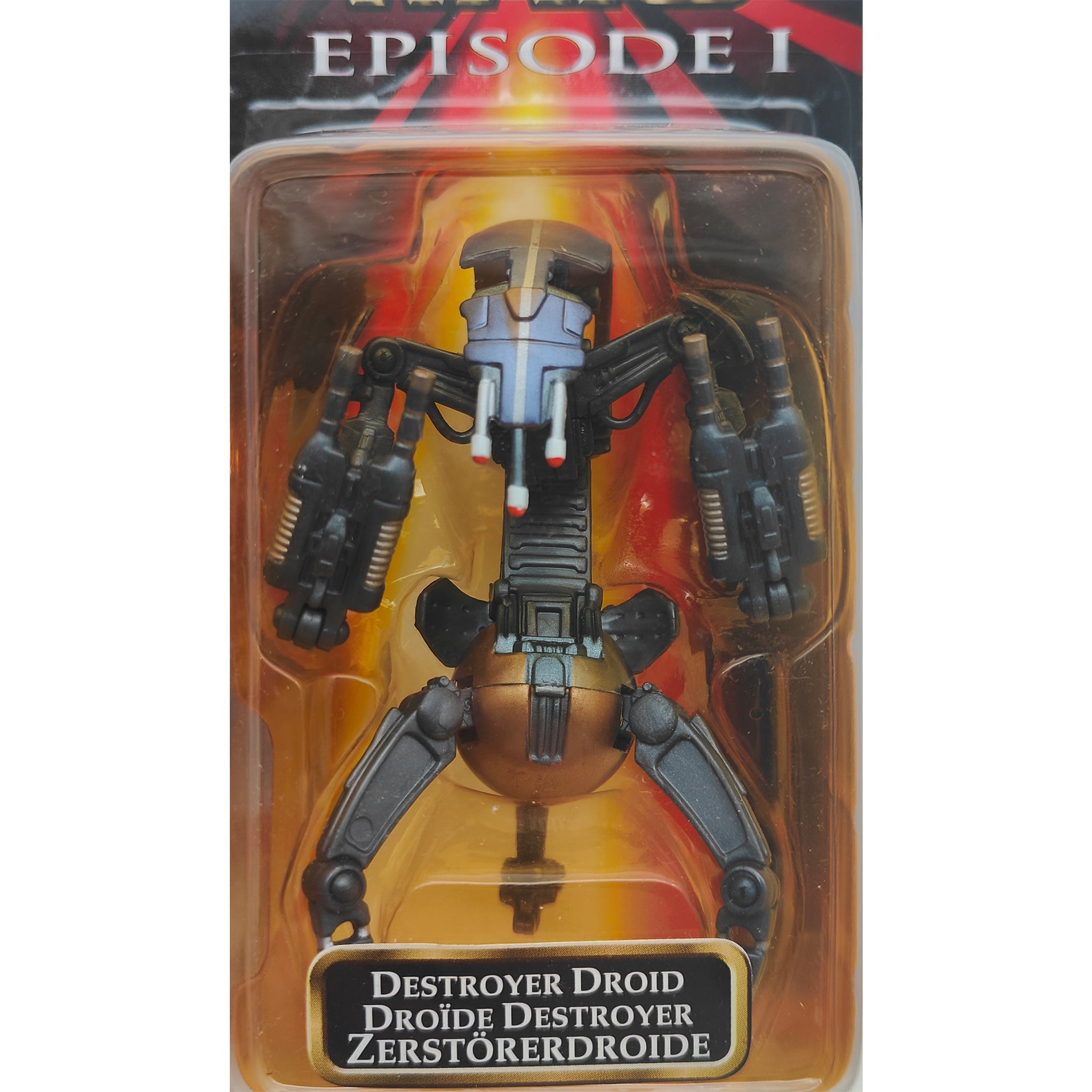 Star Wars Episode 1 Destroyer Droid Droid CommTech Chip 3.75 Inch Action Figure Hasbro 1999 – Star Wars, Hasbro, 9.5 cm, 1999, pre-owned collector piece, Uncanny Collectibles Dublin Ireland