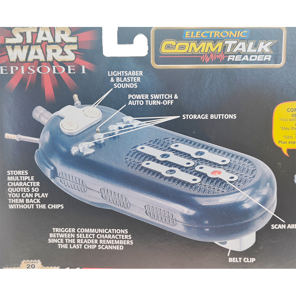 Star Wars Episode 1 Electronic CommTalk Reader Hasbro 1999 – Star Wars, Hasbro, 9.5 cm, 1999, pre-owned collector piece, Uncanny Collectibles Dublin Ireland