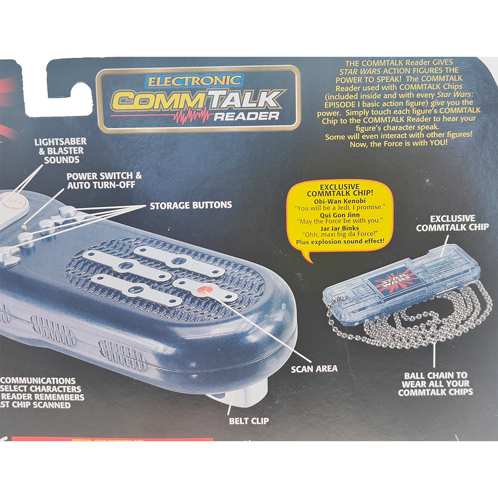 Star Wars Episode 1 Electronic CommTalk Reader Hasbro 1999 – Star Wars, Hasbro, 9.5 cm, 1999, pre-owned collector piece, Uncanny Collectibles Dublin Ireland