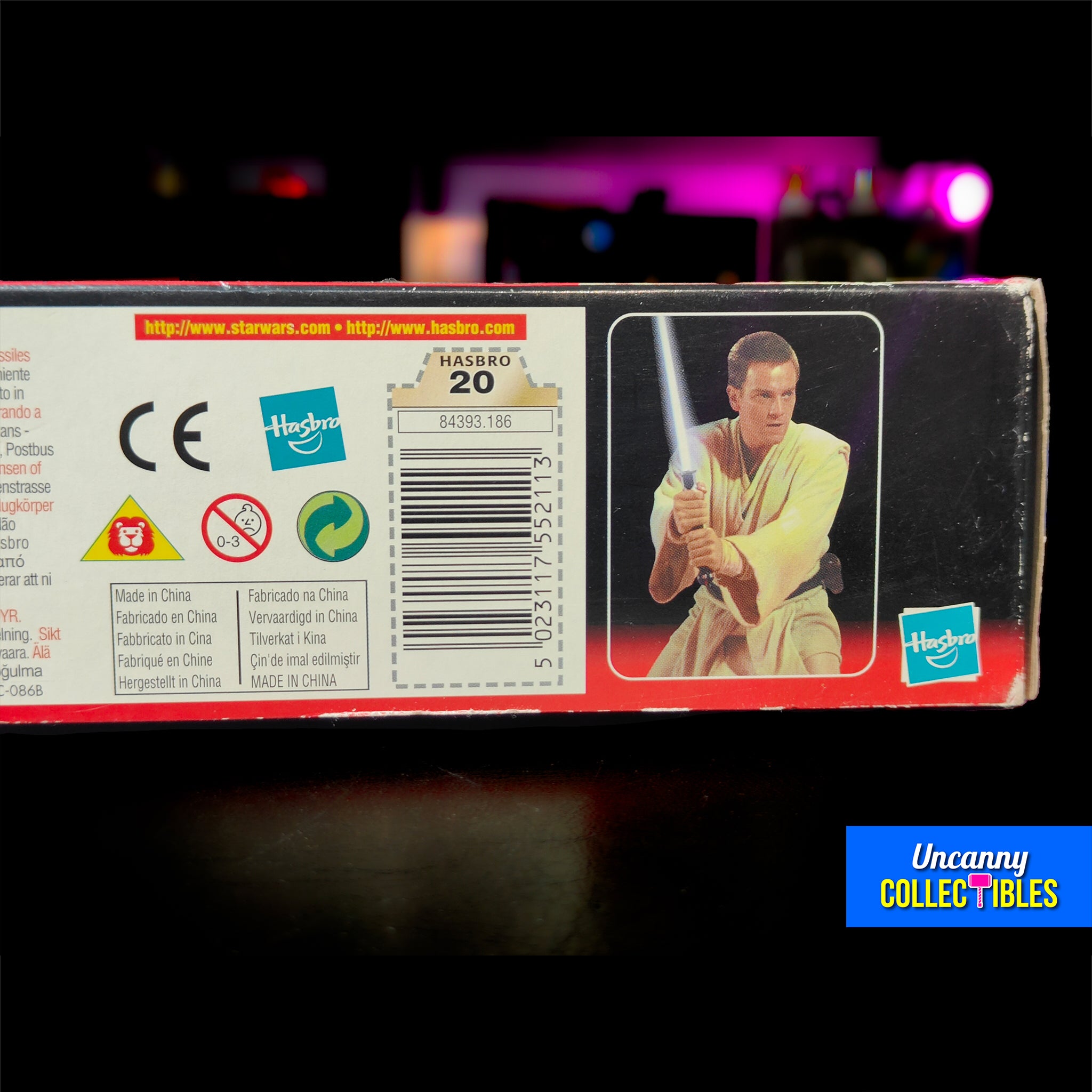 Star Wars Episode 1 Electronic Expandable Obi Wan Kenobi Lightsaber 1999 91cm – Star Wars, Hasbro, 91 cm, 1999, pre-owned collector piece, Uncanny Collectibles Dublin Ireland