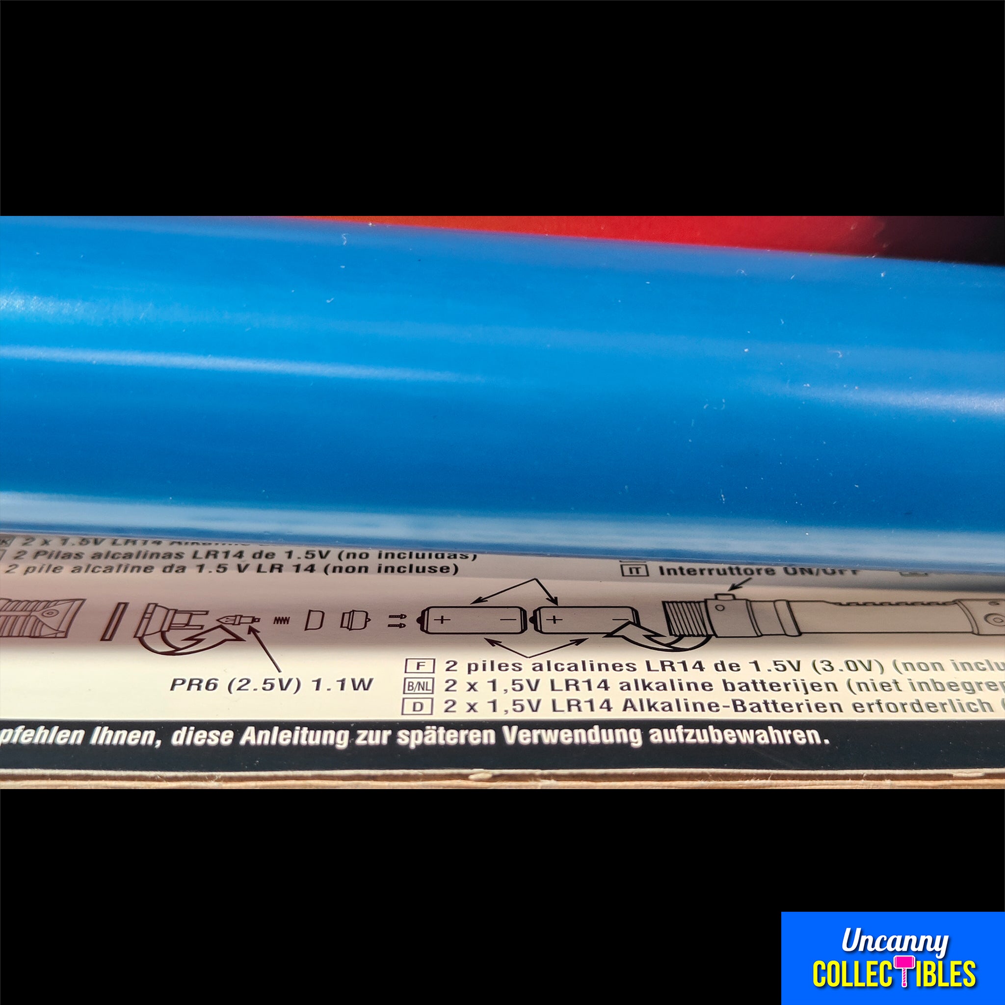 Star Wars Episode 1 Electronic Expandable Obi Wan Kenobi Lightsaber 1999 91cm – Star Wars, Hasbro, 91 cm, 1999, pre-owned collector piece, Uncanny Collectibles Dublin Ireland