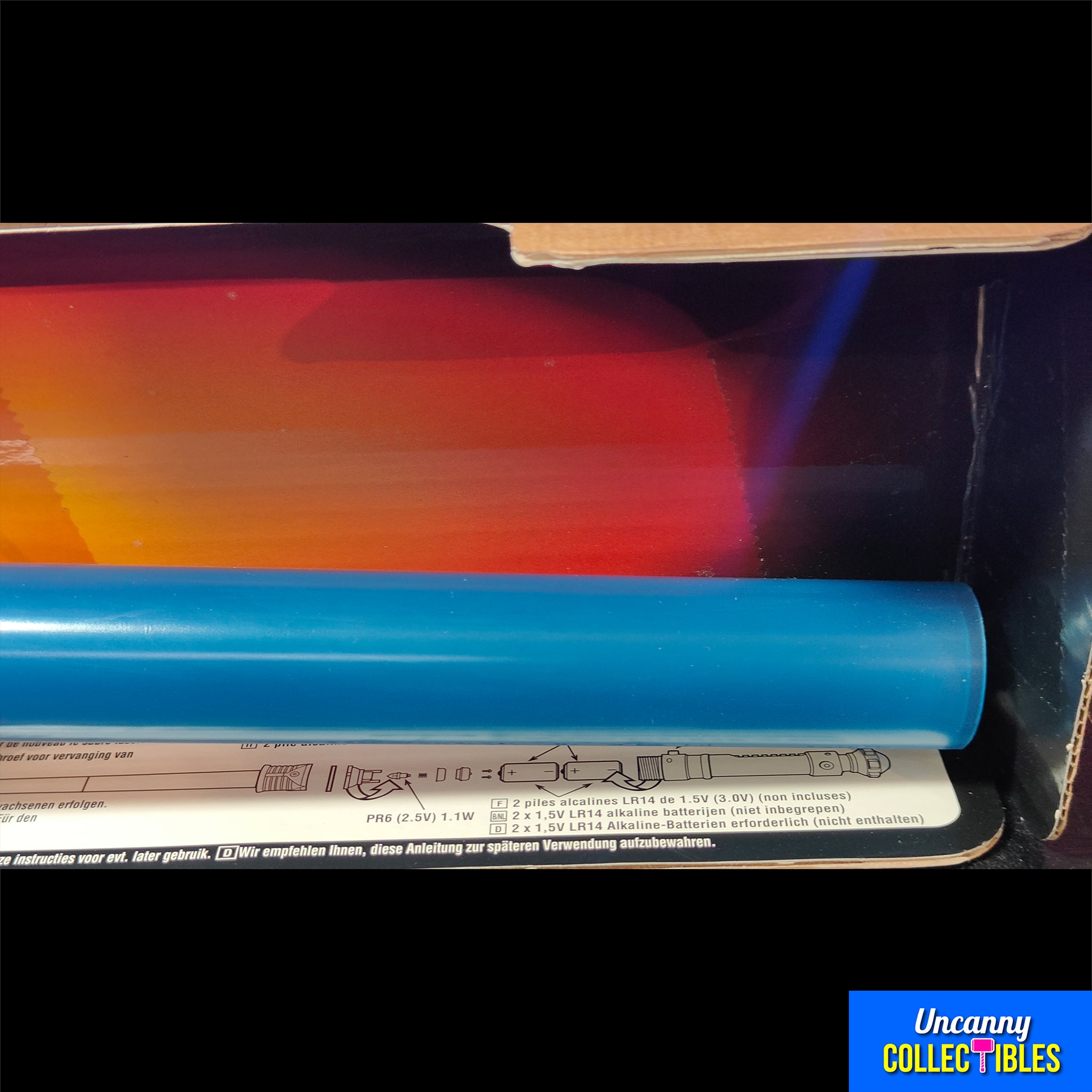 Star Wars Episode 1 Electronic Expandable Obi Wan Kenobi Lightsaber 1999 91cm – Star Wars, Hasbro, 91 cm, 1999, pre-owned collector piece, Uncanny Collectibles Dublin Ireland