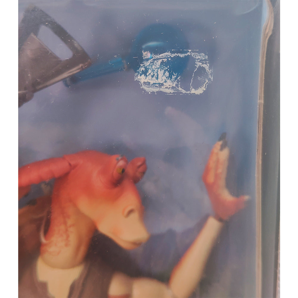 Star Wars Episode 1 Electronic Talking Jar Jar Binks With Movie Sounds and Battle Action 30 cm Action Figure Hasbro 1999 – Star Wars, Hasbro, 30 cm, 1999, pre-owned collector piece, Uncanny Collectibles Dublin Ireland