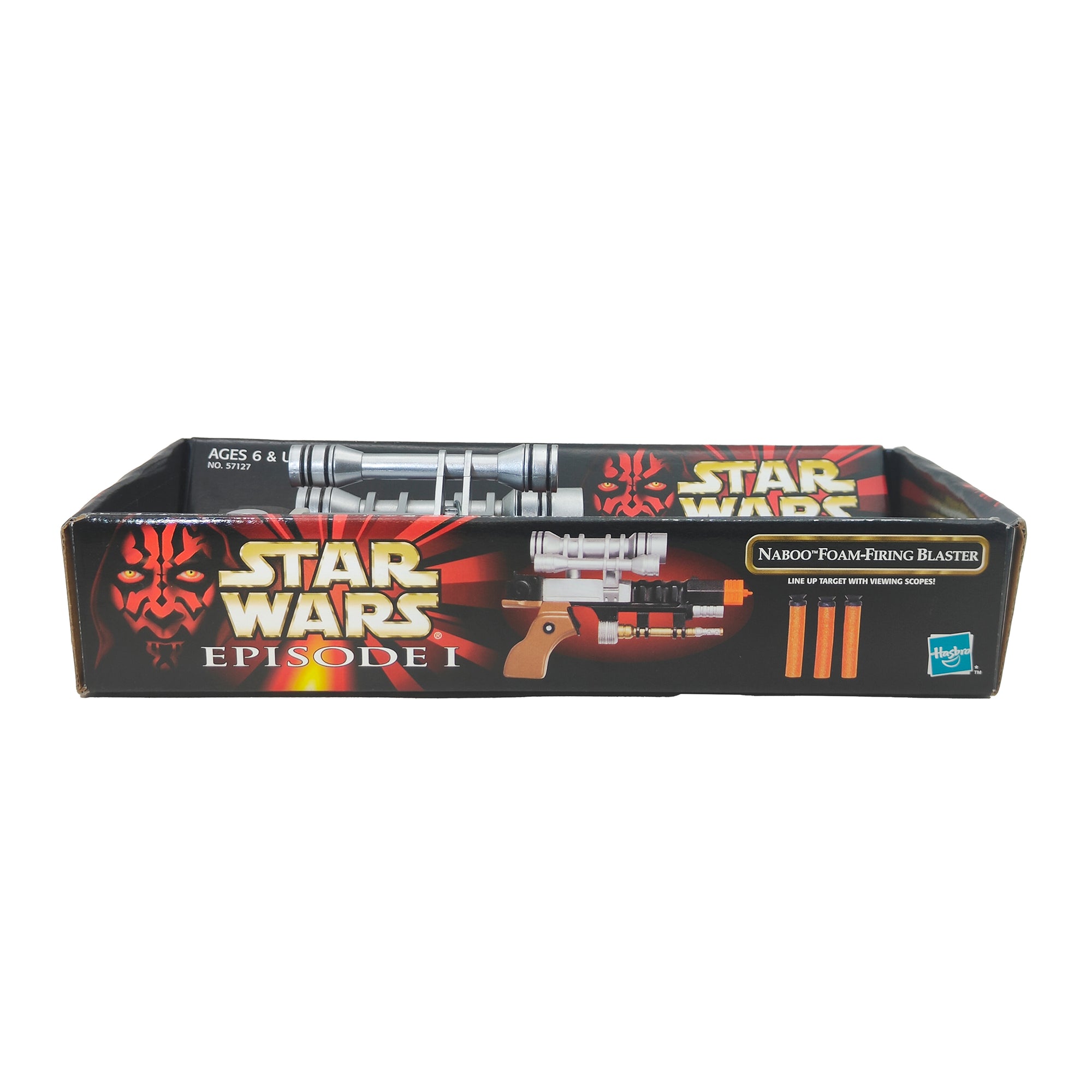 Star Wars Episode 1 Naboo Foam Firing Blaster Hasbro 1998