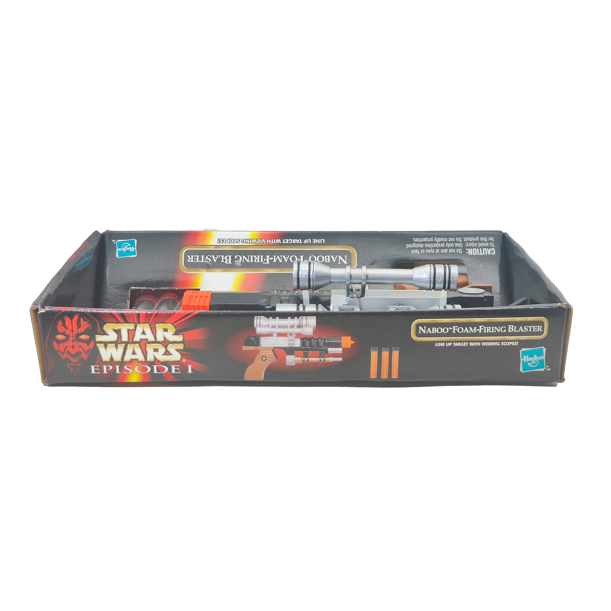 Star Wars Episode 1 Naboo Foam Firing Blaster Hasbro 1998 – Star Wars, Hasbro, 20 cm, 1998, pre-owned collector piece, Uncanny Collectibles Dublin Ireland