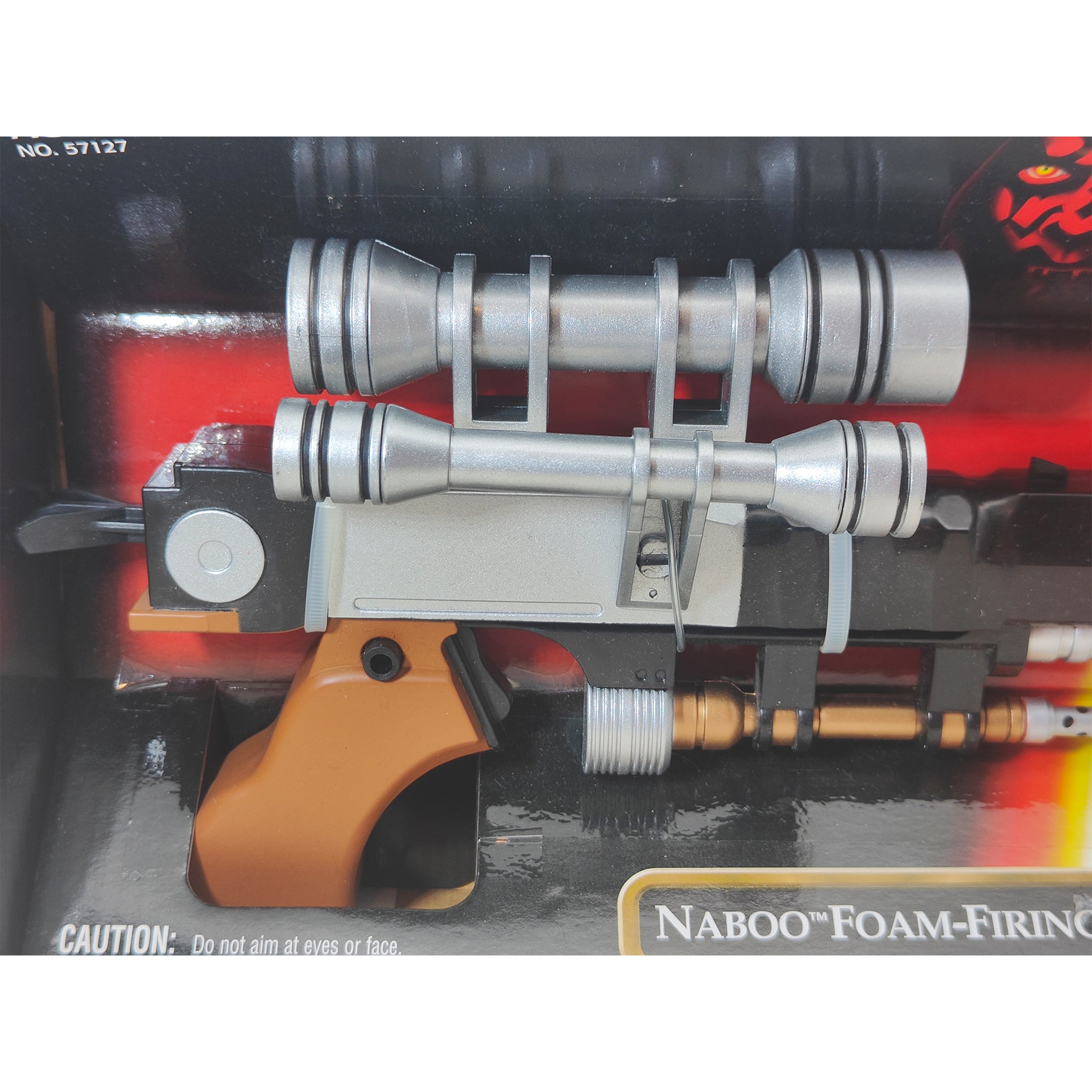 Star Wars Episode 1 Naboo Foam Firing Blaster Hasbro 1998 – Star Wars, Hasbro, 20 cm, 1998, pre-owned collector piece, Uncanny Collectibles Dublin Ireland