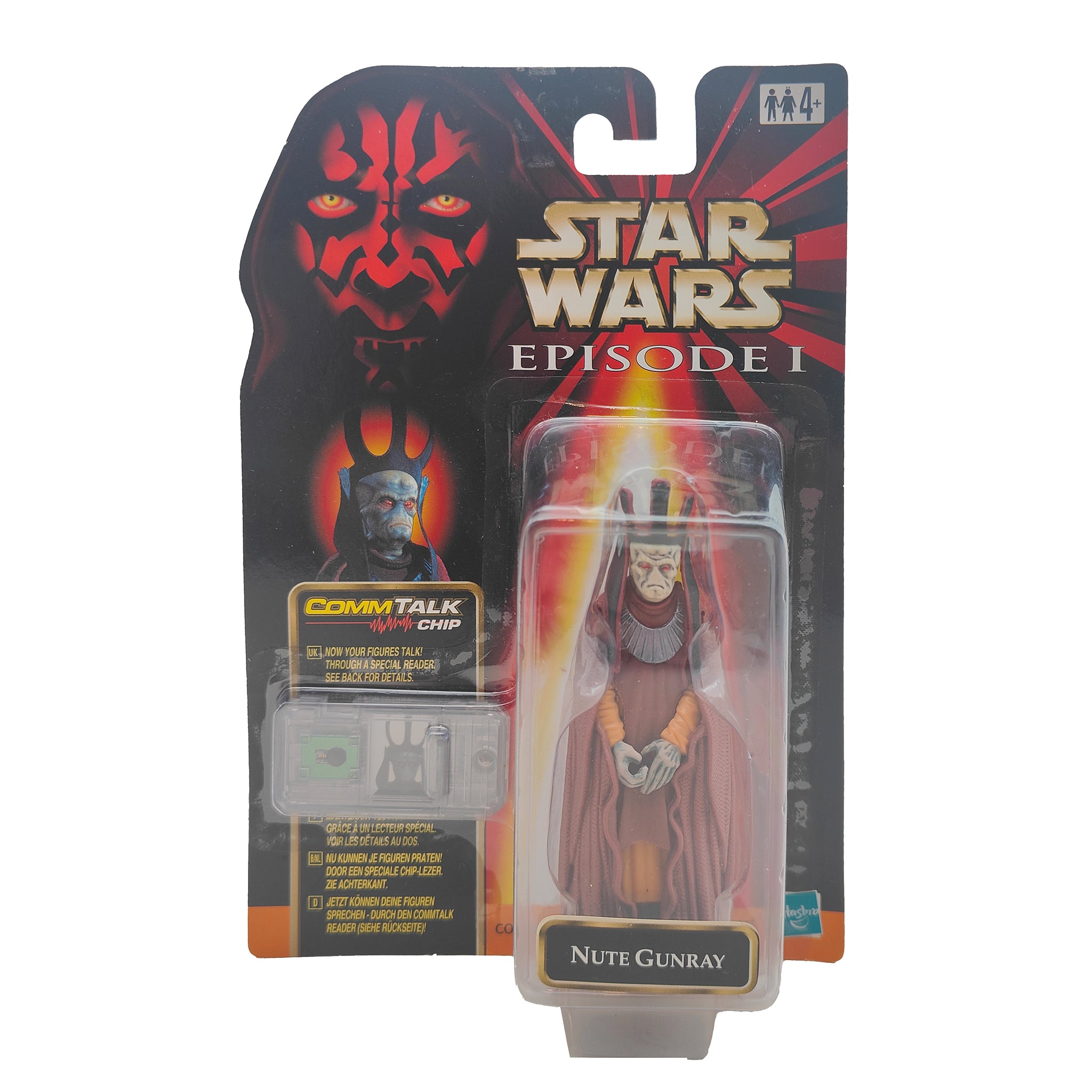 Star Wars Episode 1 Nute Gunray CommTech Chip 3.75 Inch Action Figure Hasbro 1999 – Star Wars, Hasbro, 9.5 cm, 1999, pre-owned collector piece, Uncanny Collectibles Dublin Ireland