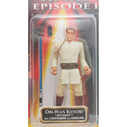 Star Wars Episode 1 Obi Wan Kenobi Jedi Knight CommTech Chip 3.75 Inch Action Figure Hasbro 1999 – Star Wars, Hasbro, 9.5 cm, 1999, pre-owned collector piece, Uncanny Collectibles Dublin Ireland