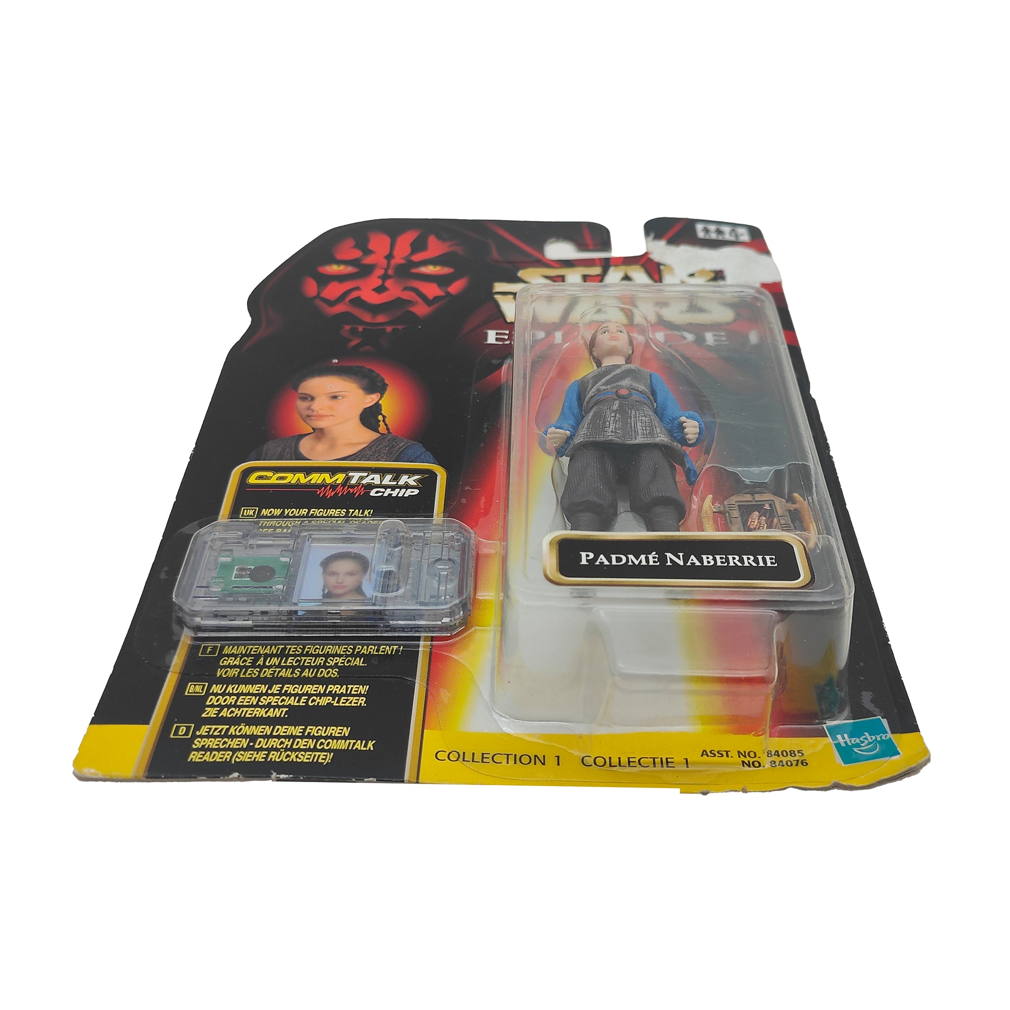 Star Wars Episode 1 Padme Naberrie CommTech Chip 3.75 Inch Action Figure Hasbro 1999 – Star Wars, Hasbro, 9.5 cm, 1999, pre-owned collector piece, Uncanny Collectibles Dublin Ireland