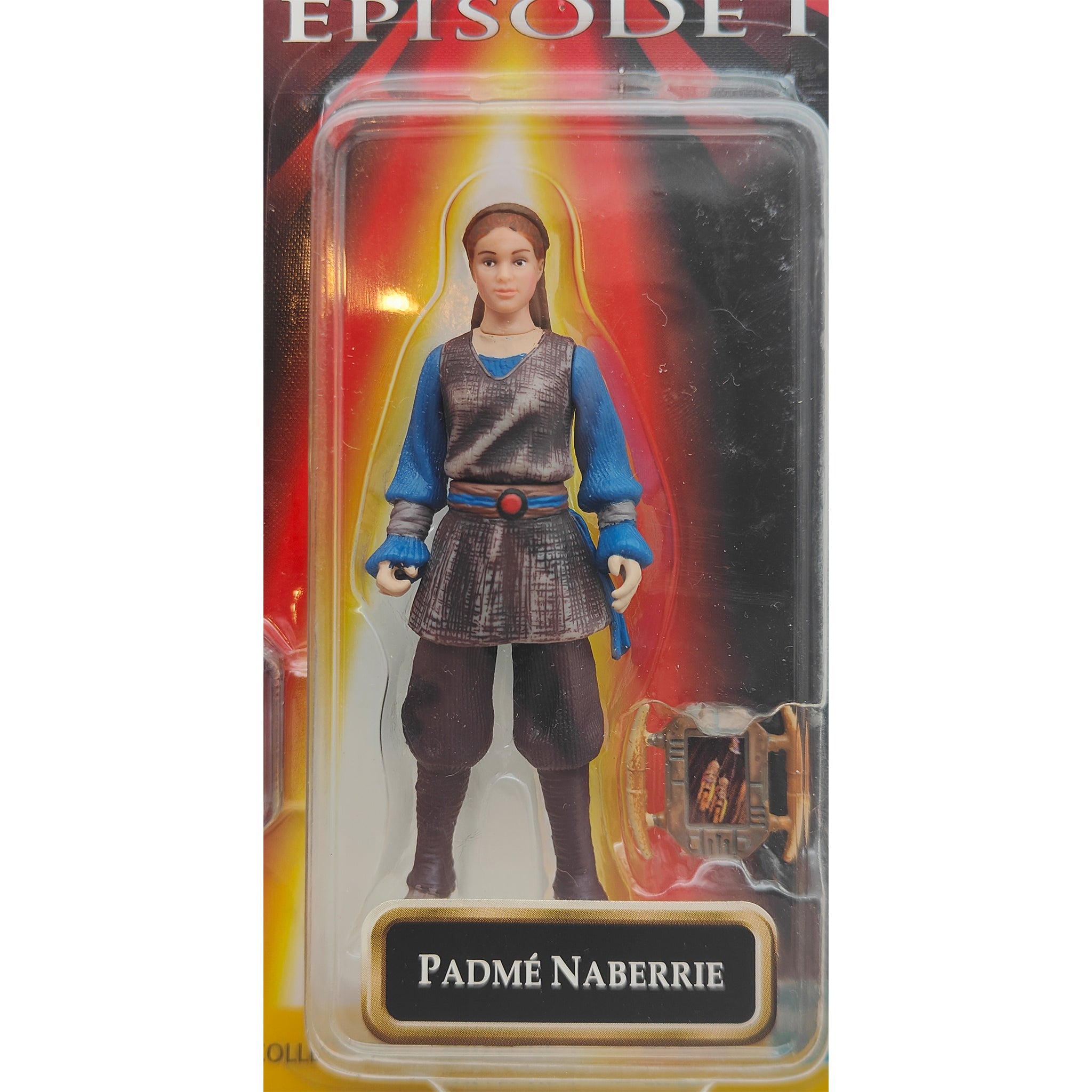 Star Wars Episode 1 Padme Naberrie CommTech Chip 3.75 Inch Action Figure Hasbro 1999 – Star Wars, Hasbro, 9.5 cm, 1999, pre-owned collector piece, Uncanny Collectibles Dublin Ireland