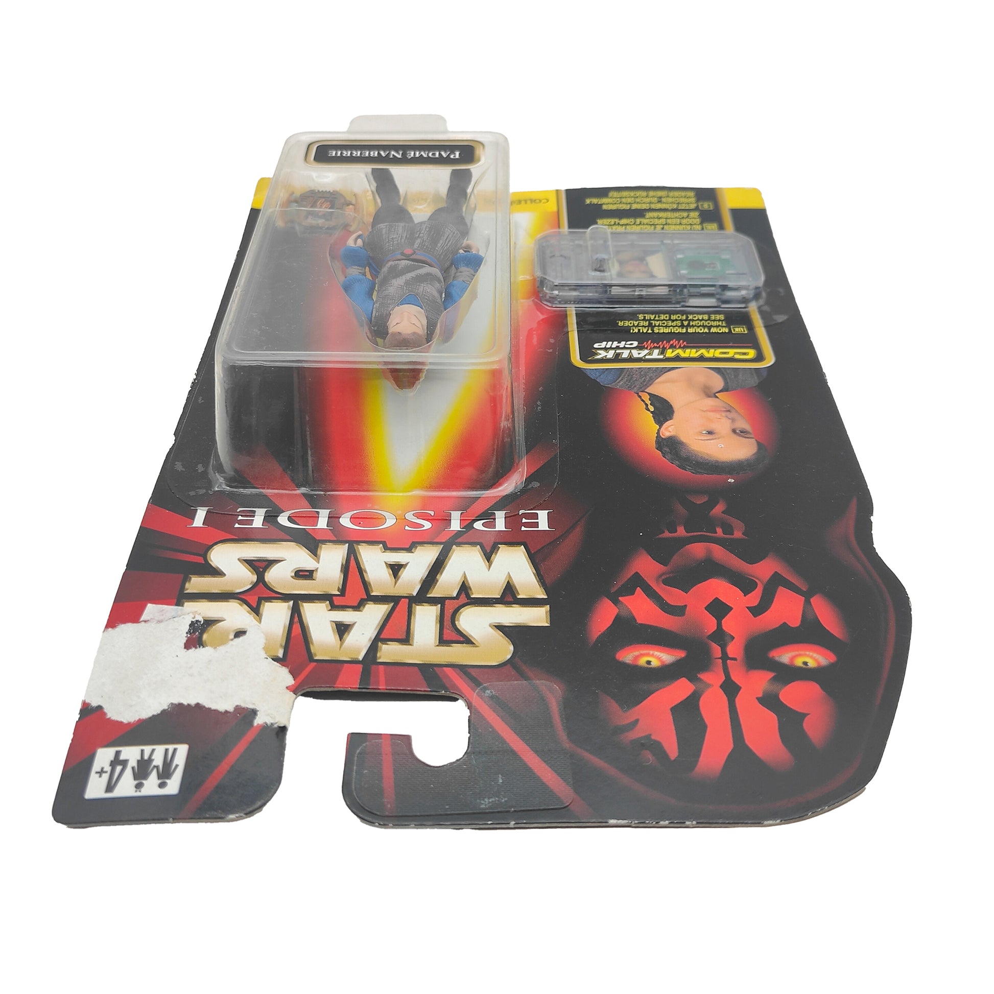 Star Wars Episode 1 Padme Naberrie CommTech Chip 3.75 Inch Action Figure Hasbro 1999