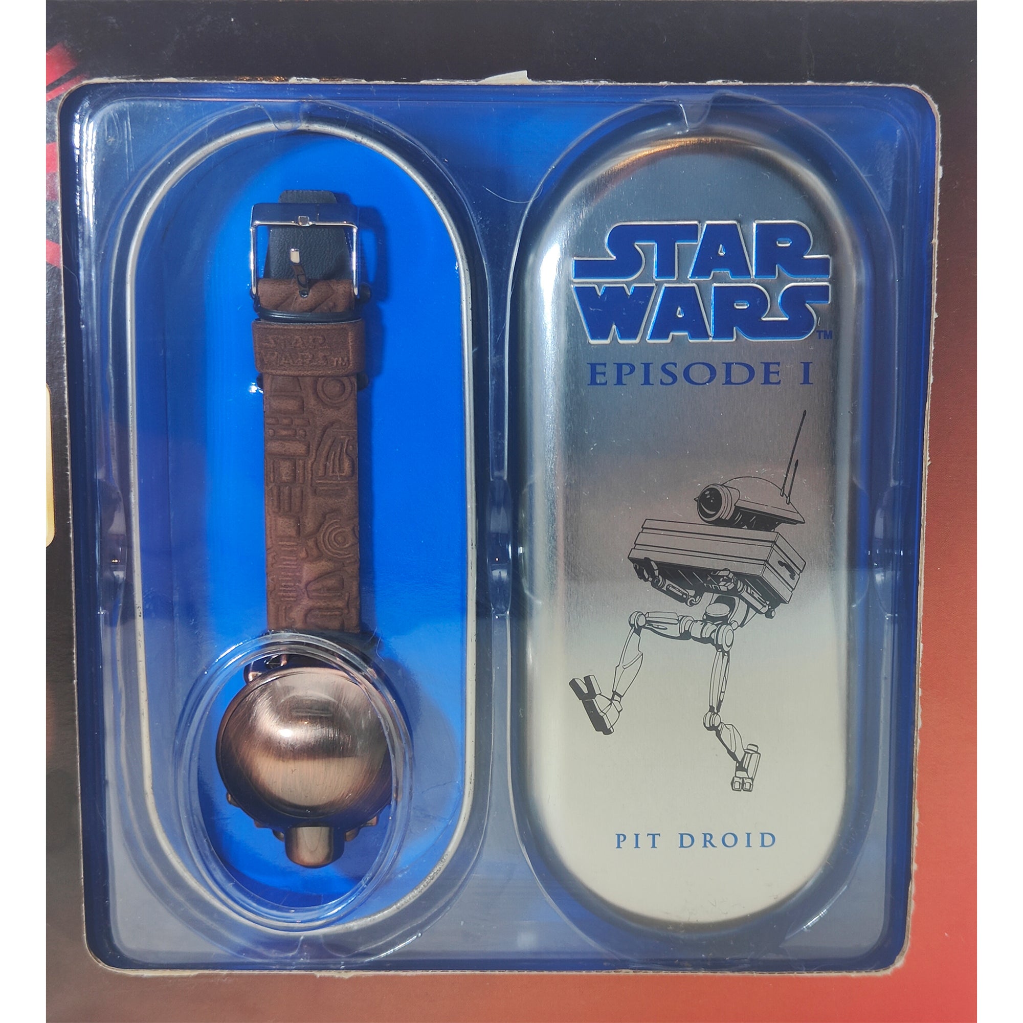 Star Wars Episode 1 Pit Droid Diecast Watch With Collectible Case 1999