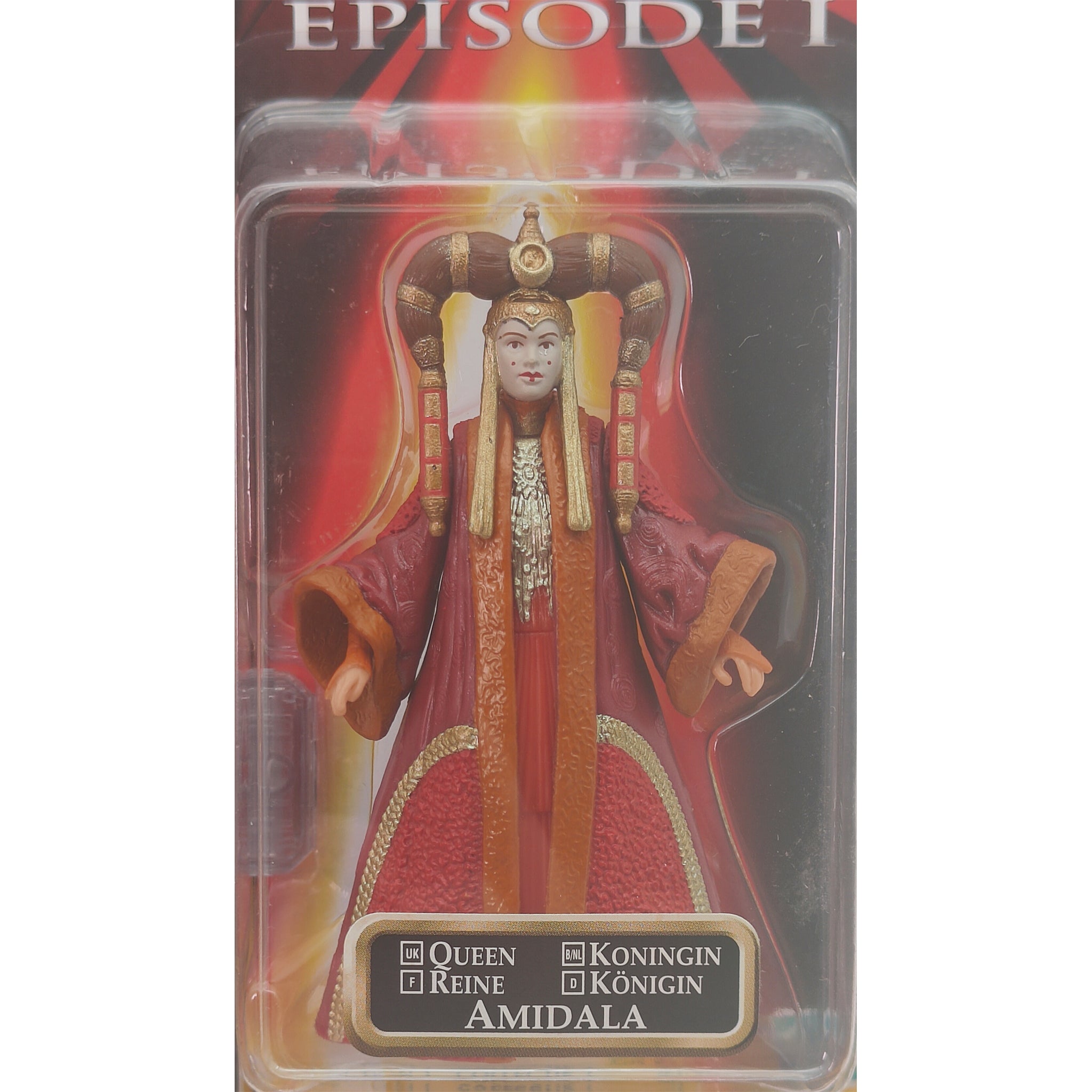 Star Wars Episode 1 Queen Amidala CommTech Chip 3.75 Inch Action Figure Hasbro 1999 – Star Wars, Hasbro, 9.5 cm, 1999, pre-owned collector piece, Uncanny Collectibles Dublin Ireland