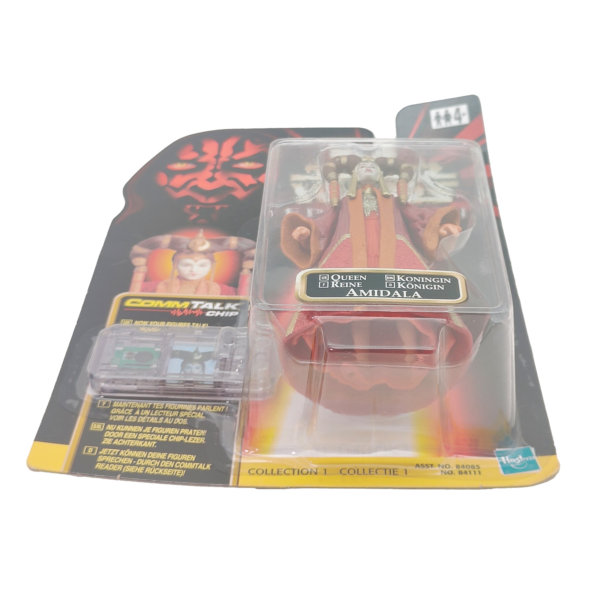 Star Wars Episode 1 Queen Amidala CommTech Chip 3.75 Inch Action Figure Hasbro 1999 – Star Wars, Hasbro, 9.5 cm, 1999, pre-owned collector piece, Uncanny Collectibles Dublin Ireland