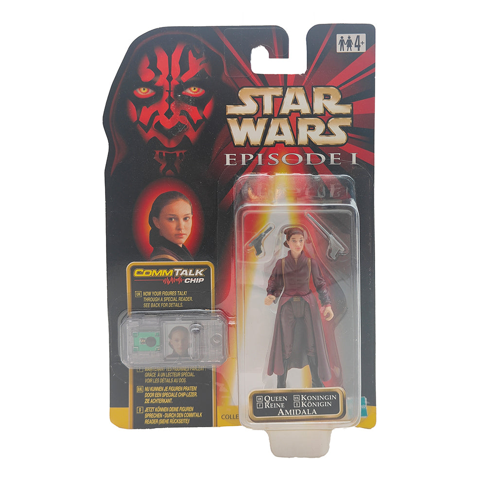 Star Wars Episode 1 Amidala CommTech Chip 3.75 Inch Action Figure Hasbro 1999 – Star Wars, Hasbro, 9.5 cm, 1999, pre-owned collector piece, Uncanny Collectibles Dublin Ireland