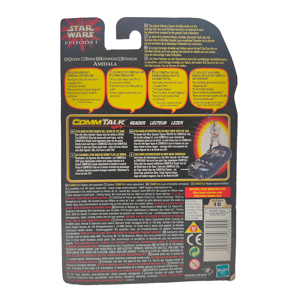Star Wars Episode 1 Amidala CommTech Chip 3.75 Inch Action Figure Hasbro 1999 – Star Wars, Hasbro, 9.5 cm, 1999, pre-owned collector piece, Uncanny Collectibles Dublin Ireland