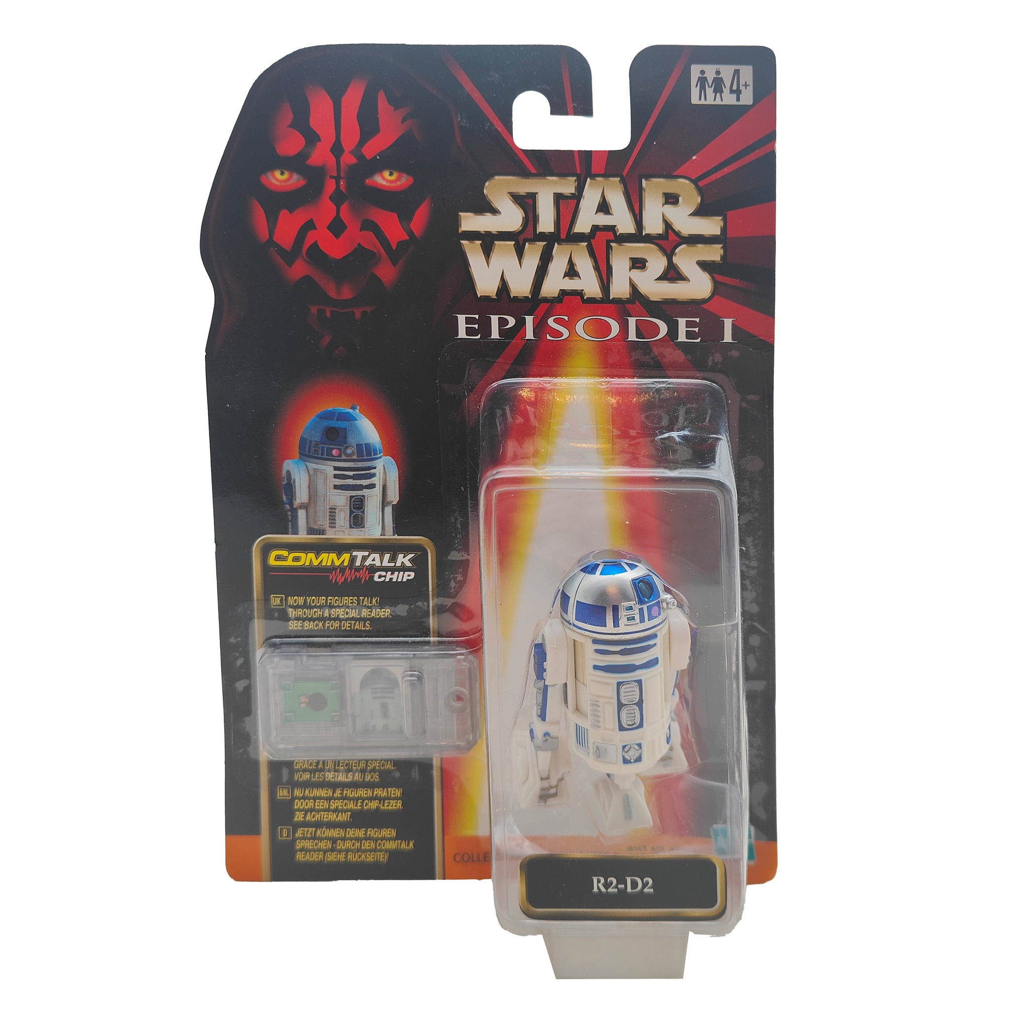 Star Wars Episode 1 R2-D2 CommTech Chip 3.75 Inch Action Figure Hasbro 1999 – Star Wars, Hasbro, 9.5 cm, 1999, pre-owned collector piece, Uncanny Collectibles Dublin Ireland