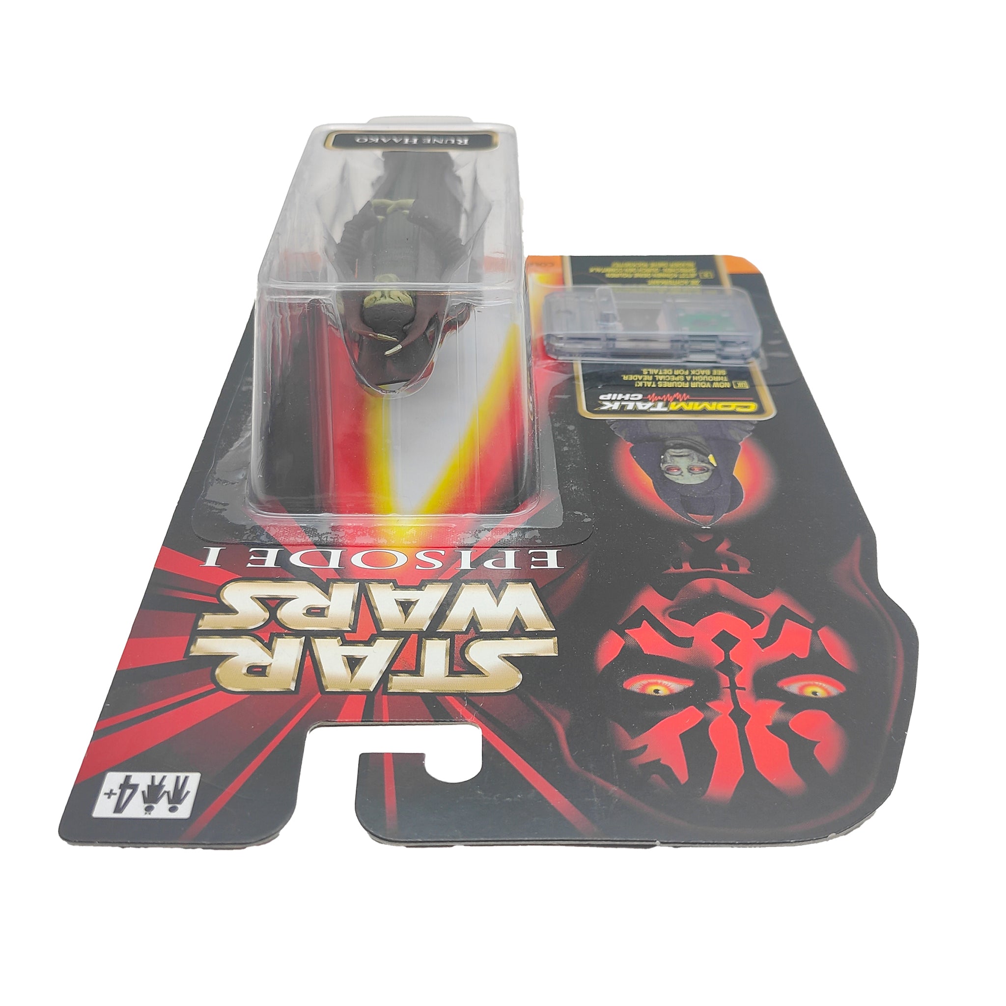 Star Wars Episode 1 Rune Haako CommTech Chip 3.75 Inch Action Figure Hasbro 1999 – Star Wars, Hasbro, 9.5 cm, 1999, pre-owned collector piece, Uncanny Collectibles Dublin Ireland