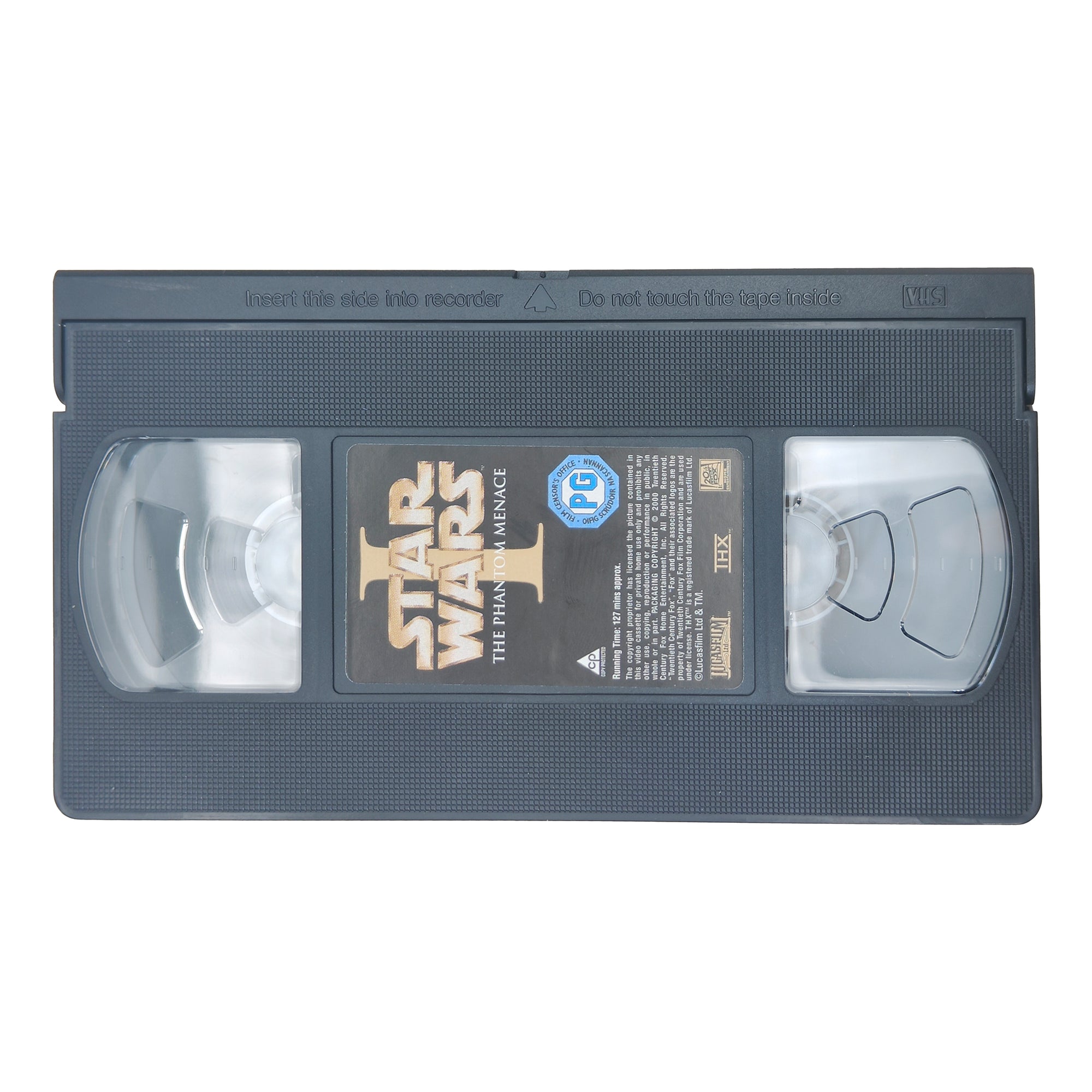 Star Wars Episode 1 The Phantom Menace VHS Tape 2000 Gold Box