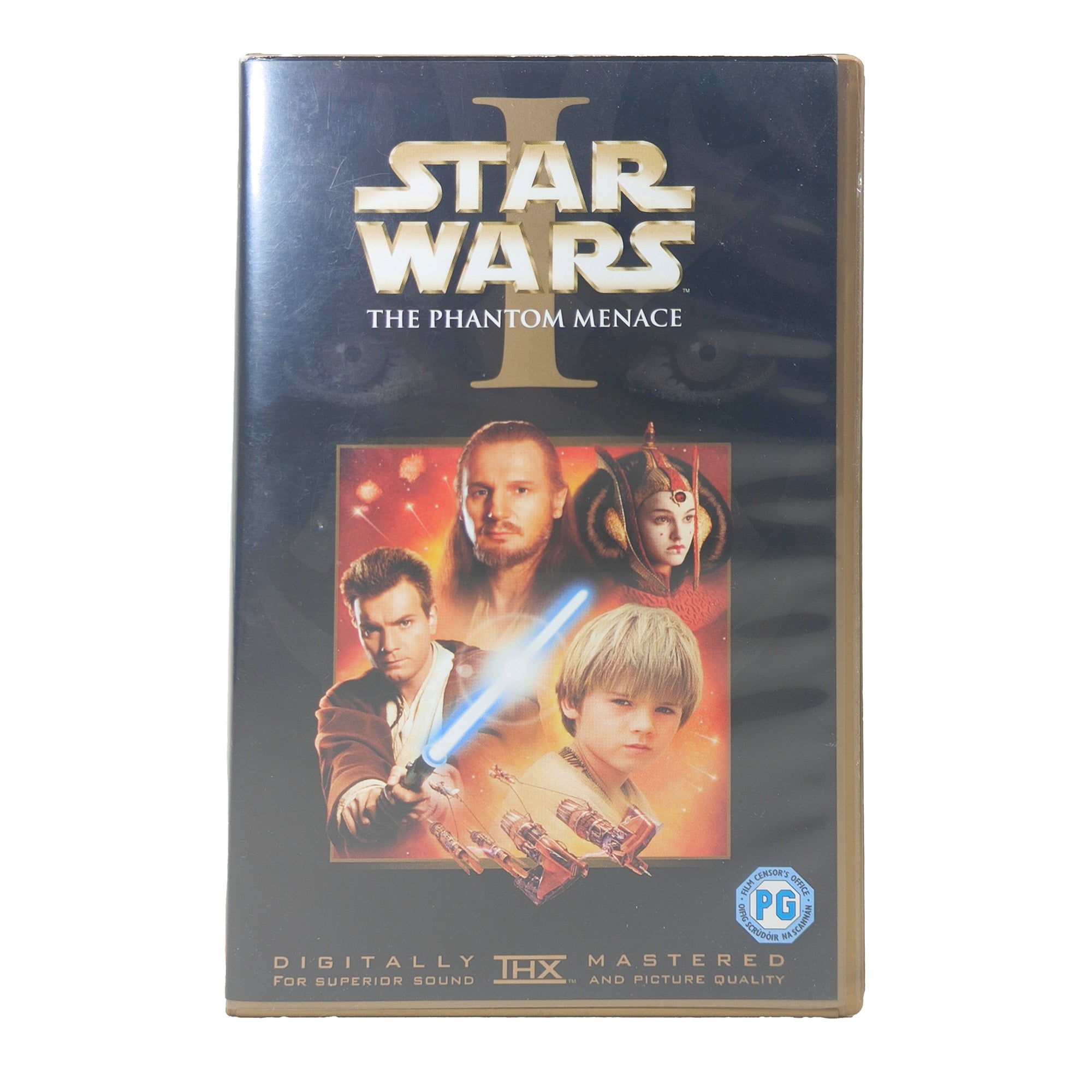 Star Wars Episode 1 The Phantom Menace VHS Tape 2000 Gold Box