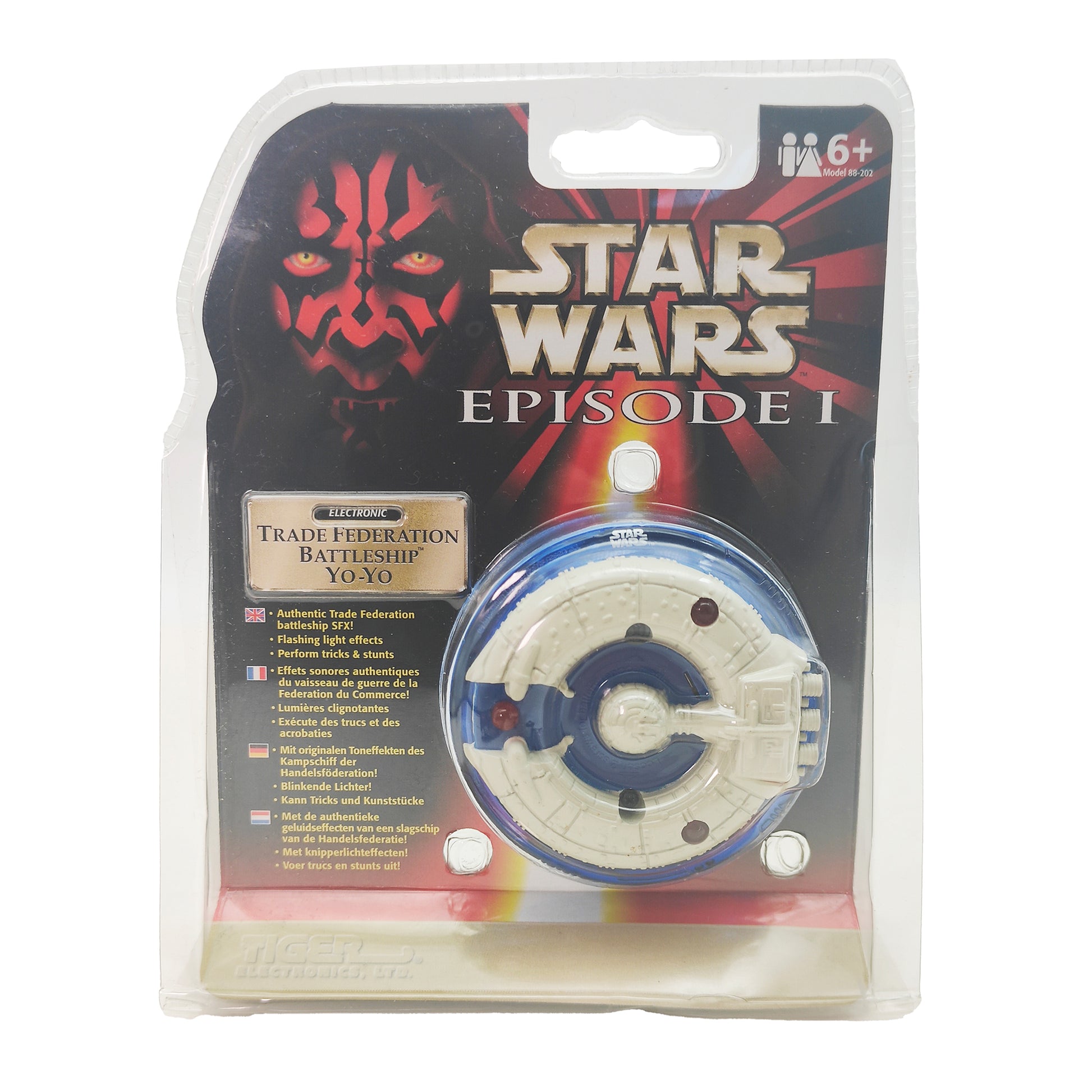Star Wars Episode 1 Trade Federation Battleship Yo Yo With Sound Tiger Electronics 1999