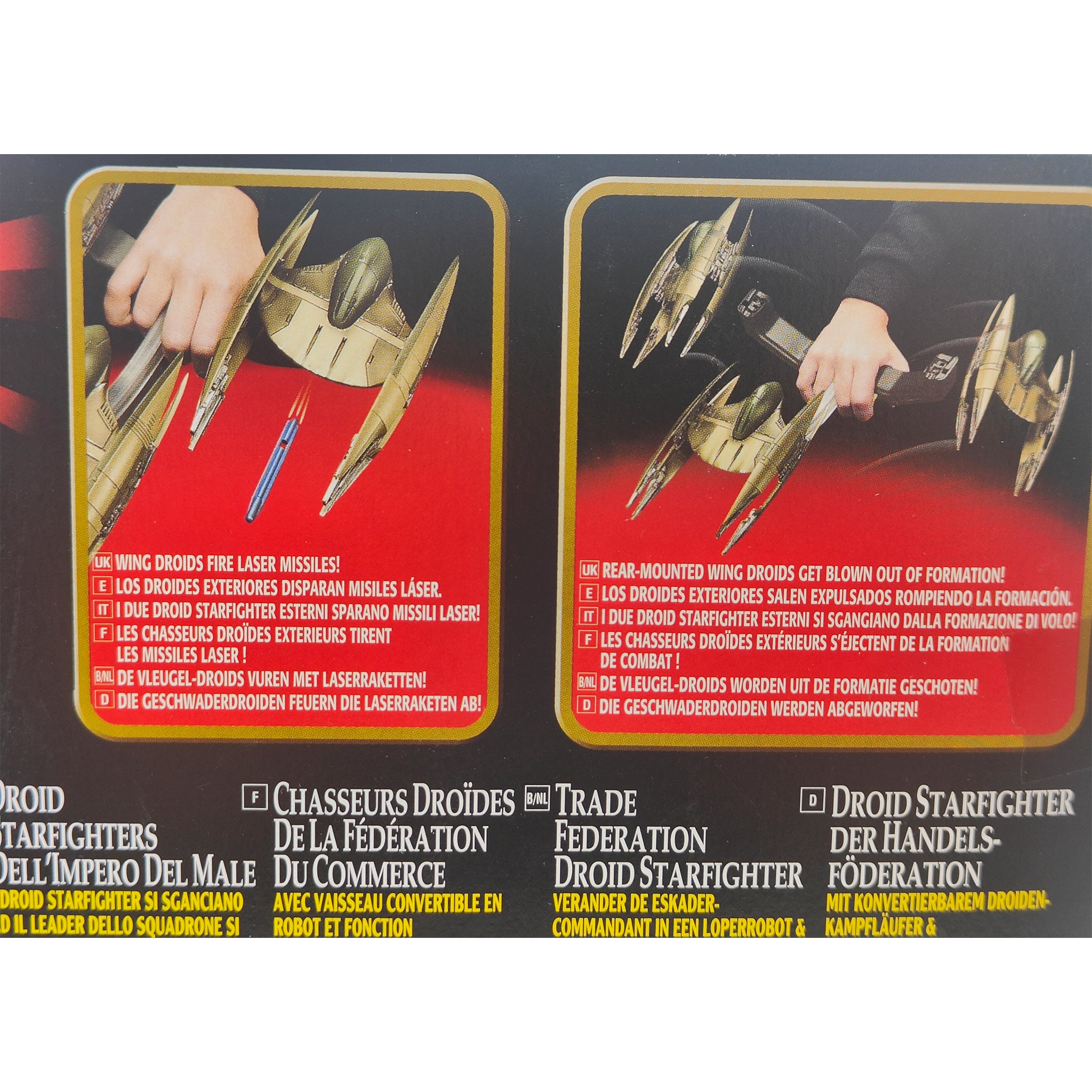 Star Wars Episode 1 Trade Federation Droid Starfighter 3.75 Inch Scale Vehicle 1999 – Star Wars, Hasbro, 9.5 cm, 1999, pre-owned collector piece, Uncanny Collectibles Dublin Ireland