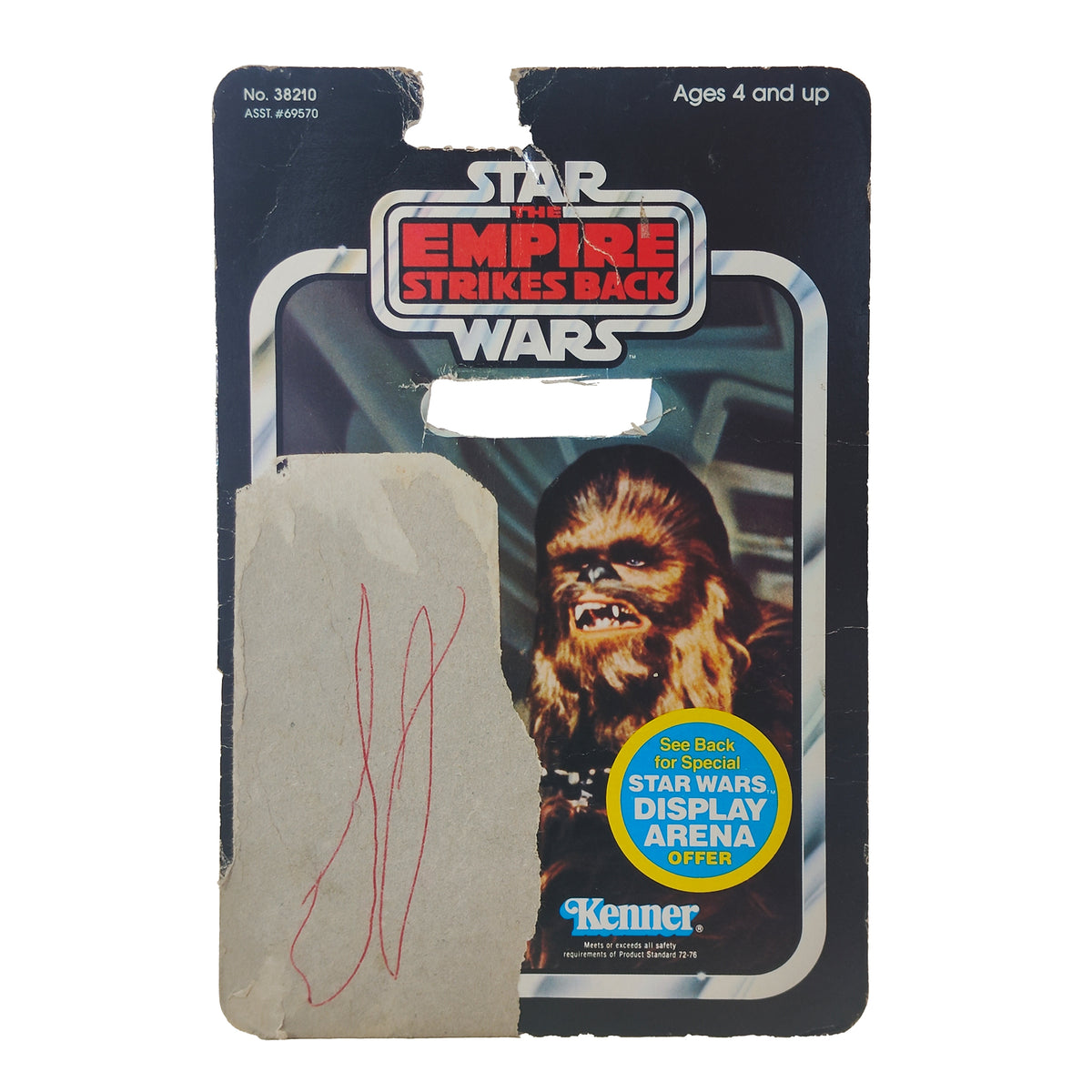 Star Wars ESB Chewbacca 3.75 inch Kenner Cardback 1981