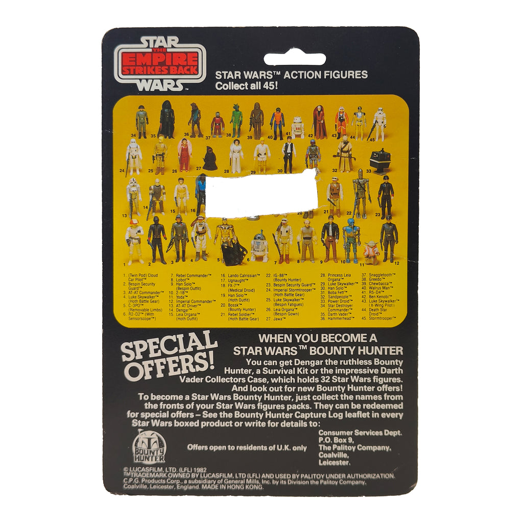Star Wars ESB ROTJ Cloud Car Pilot Palitoy Cardbacks 3.75 inch 1982
