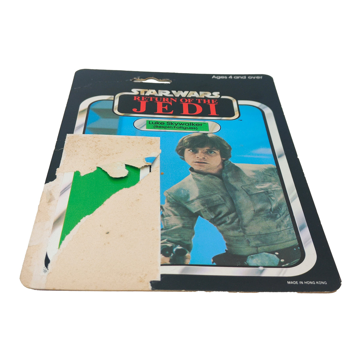 Star Wars ESB ROTJ Luke Skywalker Bespin Fatigues Palitoy Cardbacks 3.75 inch