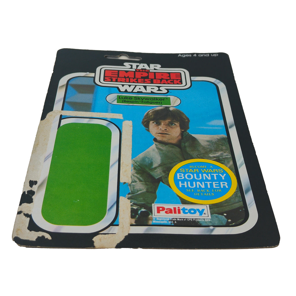Star Wars ESB ROTJ Luke Skywalker Bespin Fatigues Palitoy Cardbacks 3.75 inch