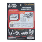 Star Wars First Order Snowspeeder Metal Earth Fascinations 3D Metal Model Kit 2015 – Star Wars, Vintage Brands, 5 cm, 2015, pre-owned collector piece, Uncanny Collectibles Dublin Ireland
