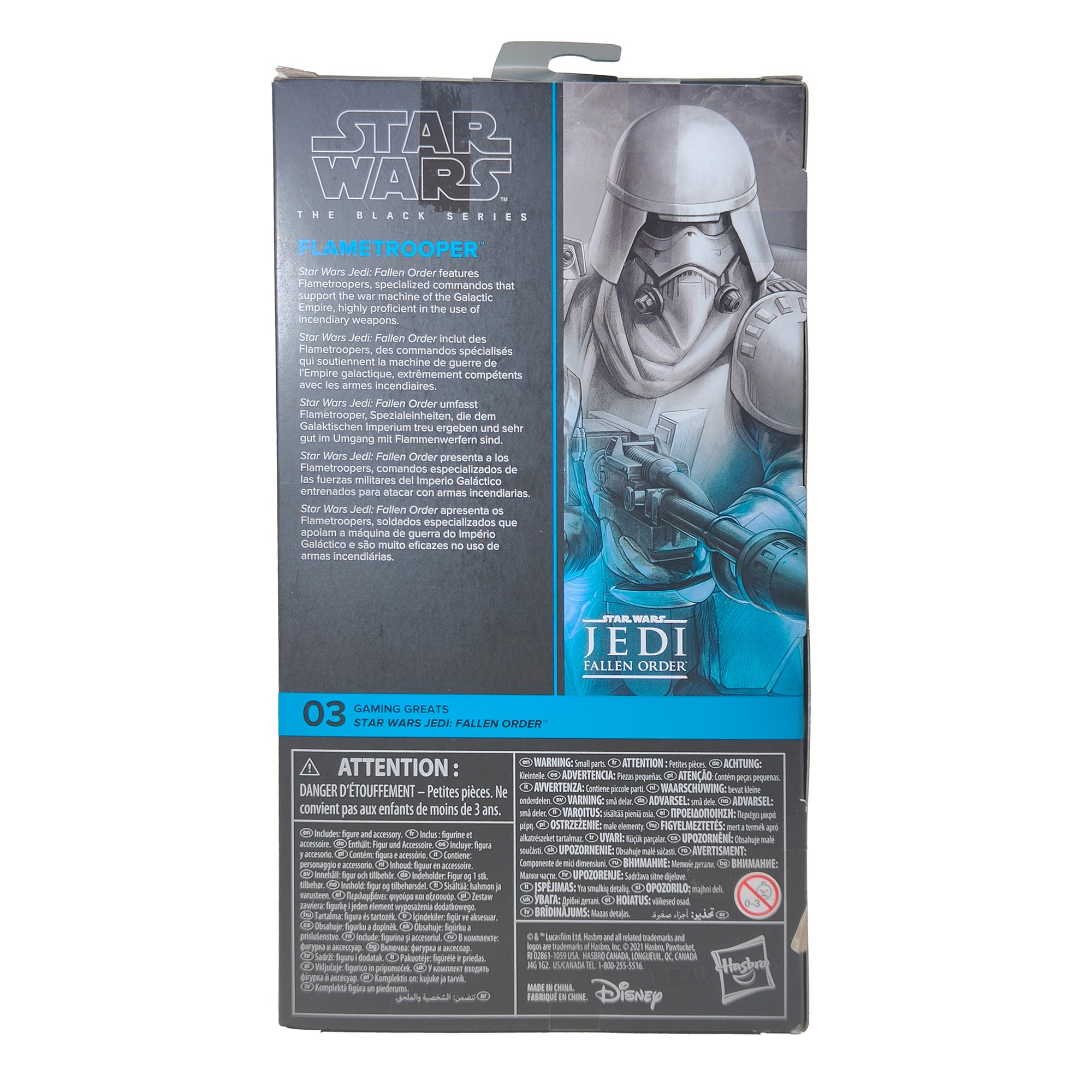 Star Wars Gaming Greats Black Series Flametrooper Hasbro Action Figure 2021 15cm
