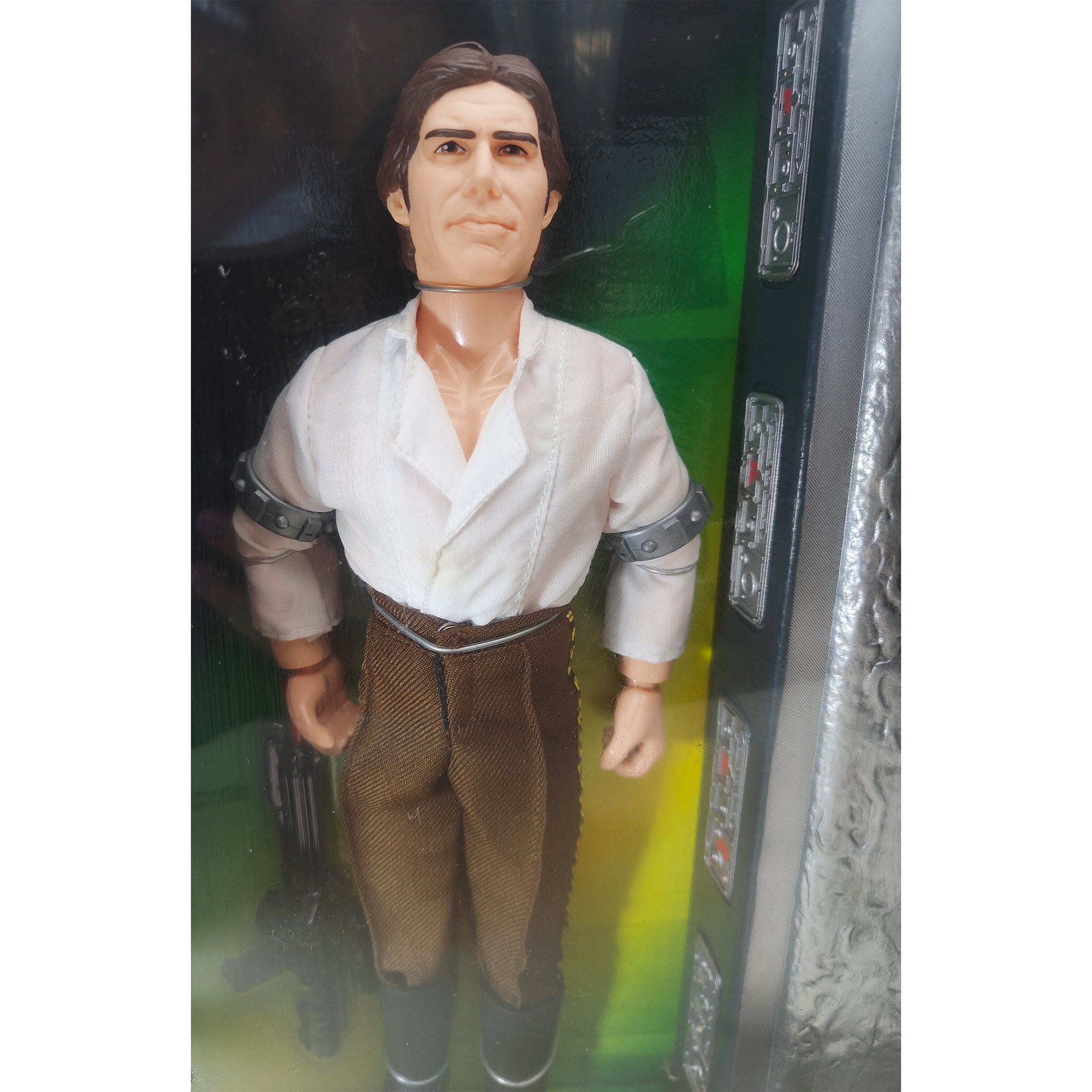 Star Wars Han Solo With Carbonite Block Hasbro Action Figure 1998 30cm – Star Wars, Hasbro, 30 cm, 1998, pre-owned collector piece, Uncanny Collectibles Dublin Ireland