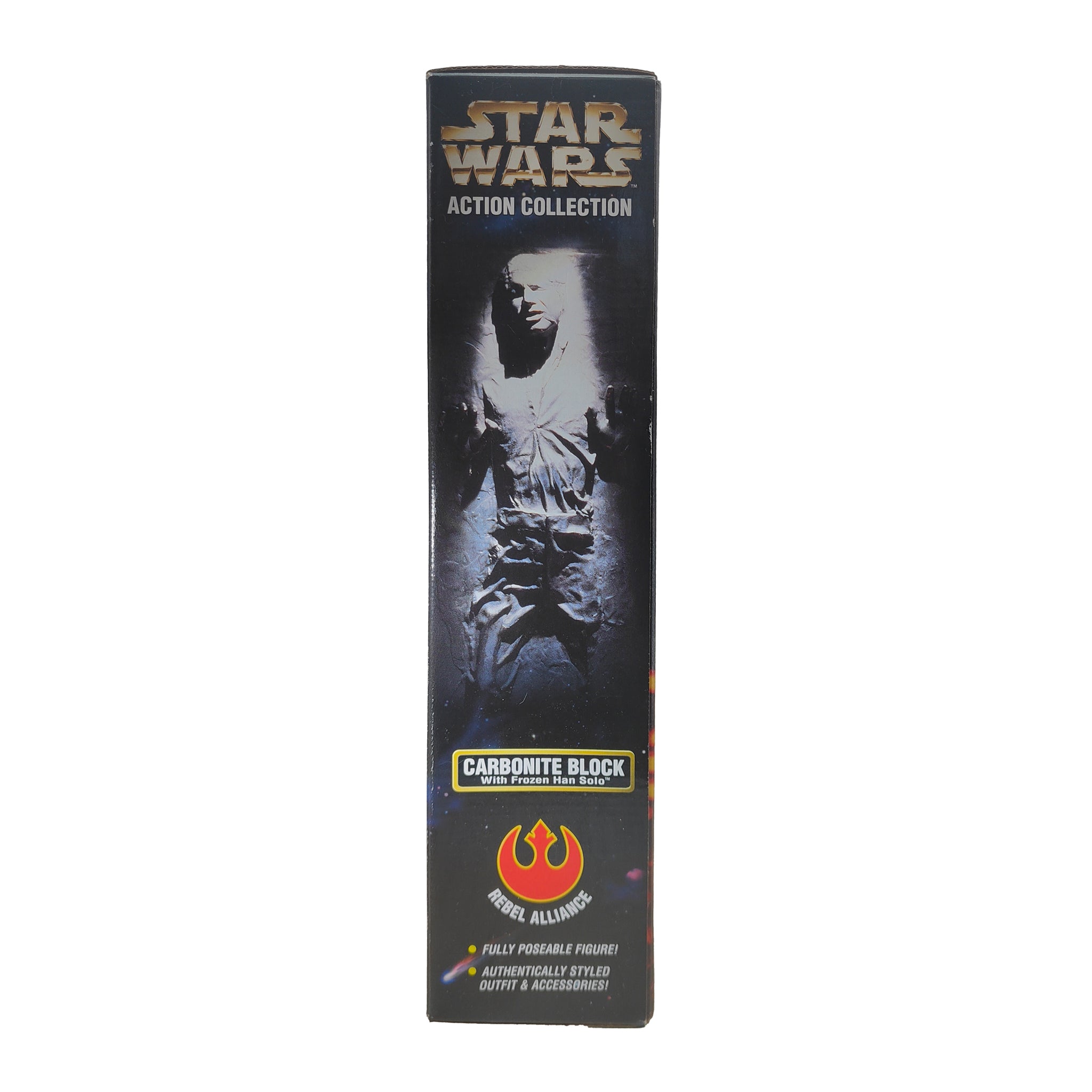 Star Wars Han Solo With Carbonite Block Hasbro Action Figure 1998 30cm – Star Wars, Hasbro, 30 cm, 1998, pre-owned collector piece, Uncanny Collectibles Dublin Ireland
