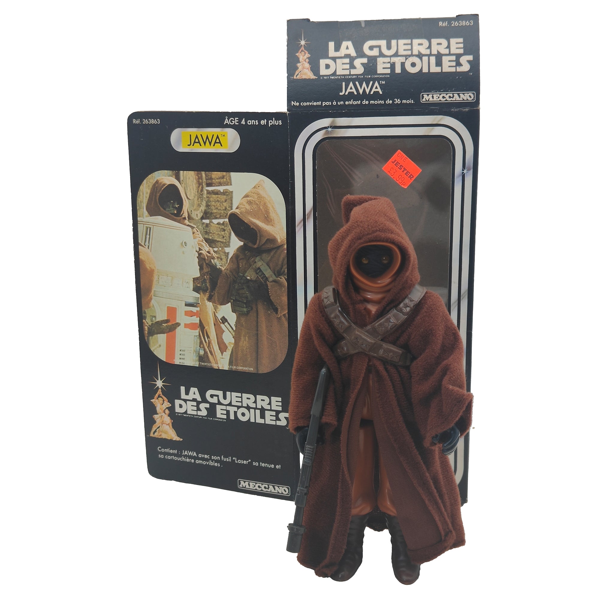Star Wars Jawa Meccano 1977 263863 French Edition 20cm – Star Wars, Meccano, 20 cm, 1977, pre-owned collector piece, Uncanny Collectibles Dublin Ireland