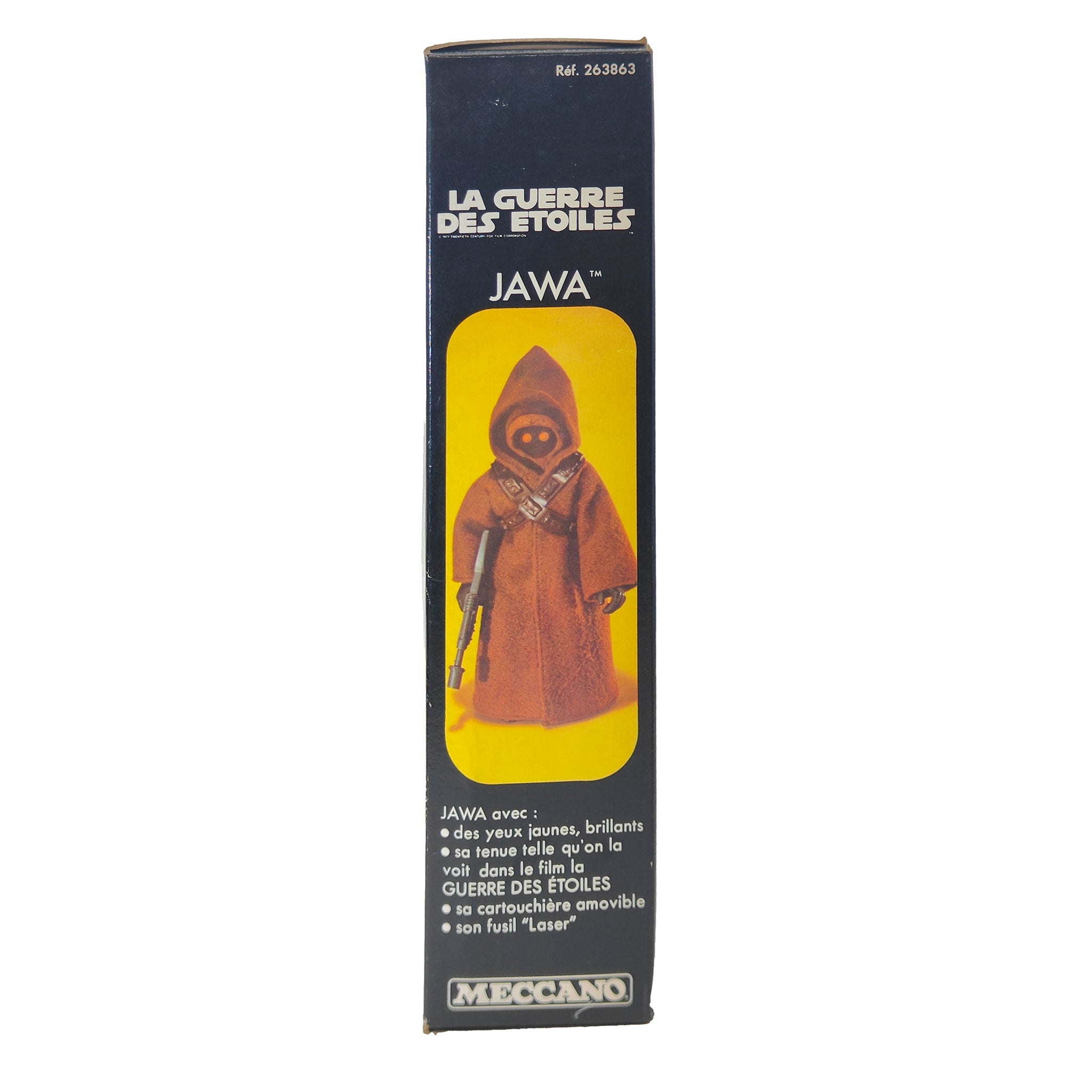 Star Wars Jawa Meccano 1977 263863 French Edition 20cm – Star Wars, Meccano, 20 cm, 1977, pre-owned collector piece, Uncanny Collectibles Dublin Ireland