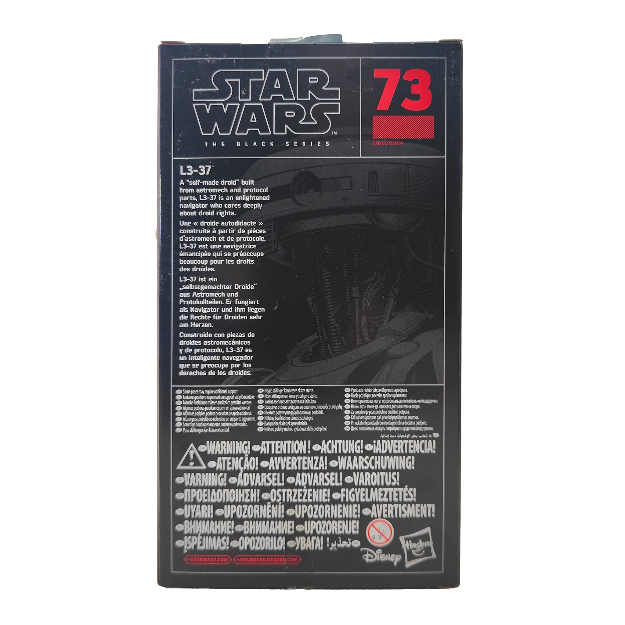 Star Wars L3-37 Solo Black Series Action Figure 2018