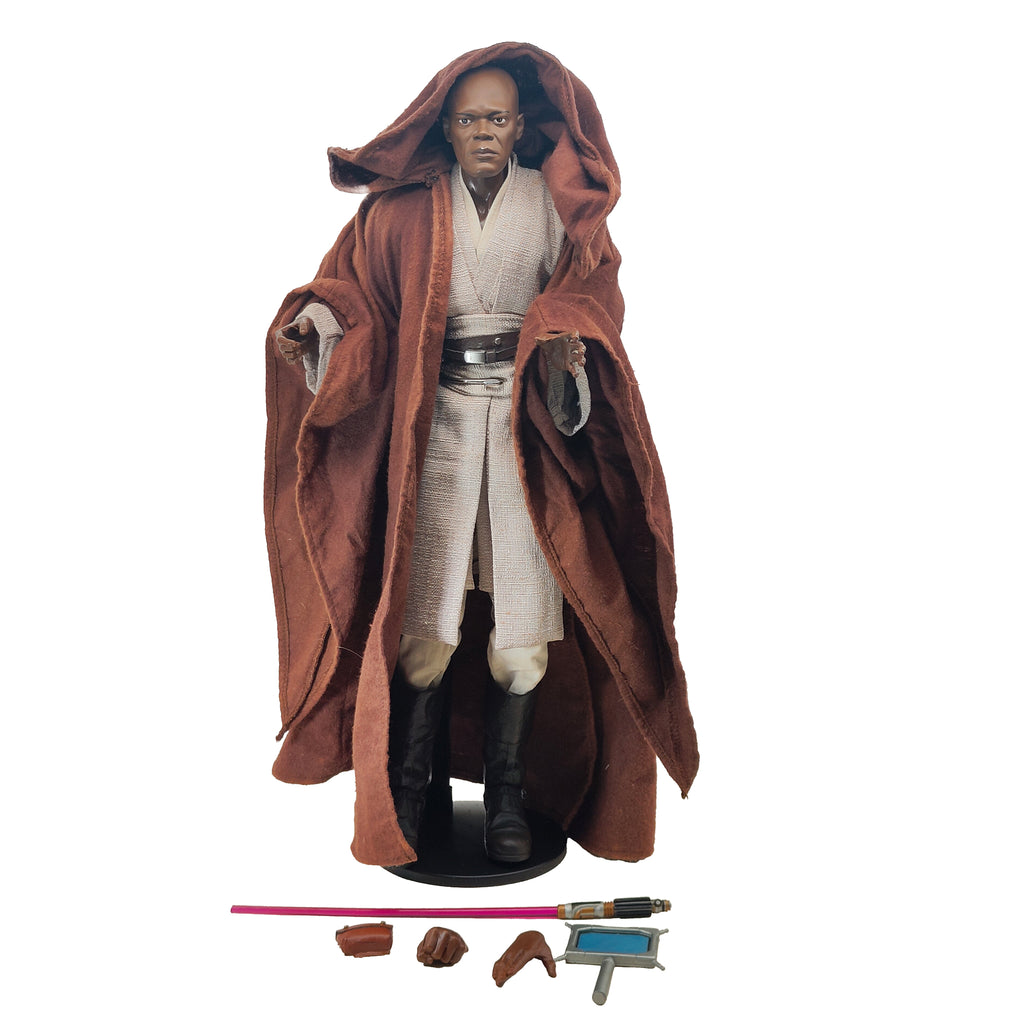 Star Wars Mace Windu Ultimate Quarter Scale Diamond Select Figure 2009