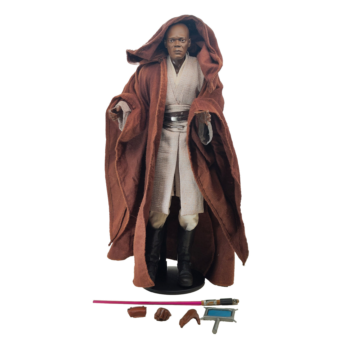 Star Wars Mace Windu Ultimate Quarter Scale Diamond Select Figure 2009