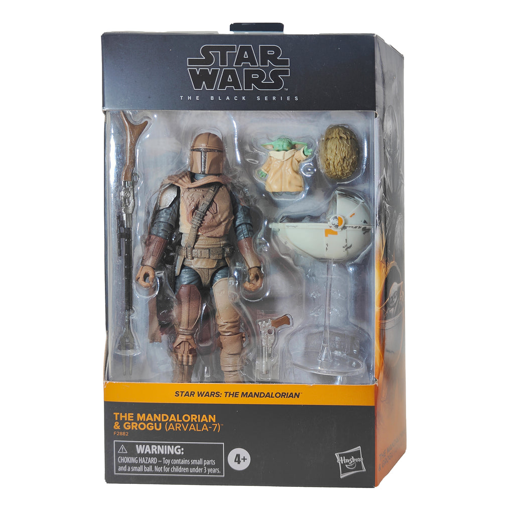 Star Wars Mandalorian and Grogu Arvala-7 Black Series Deluxe Figure Set 2022